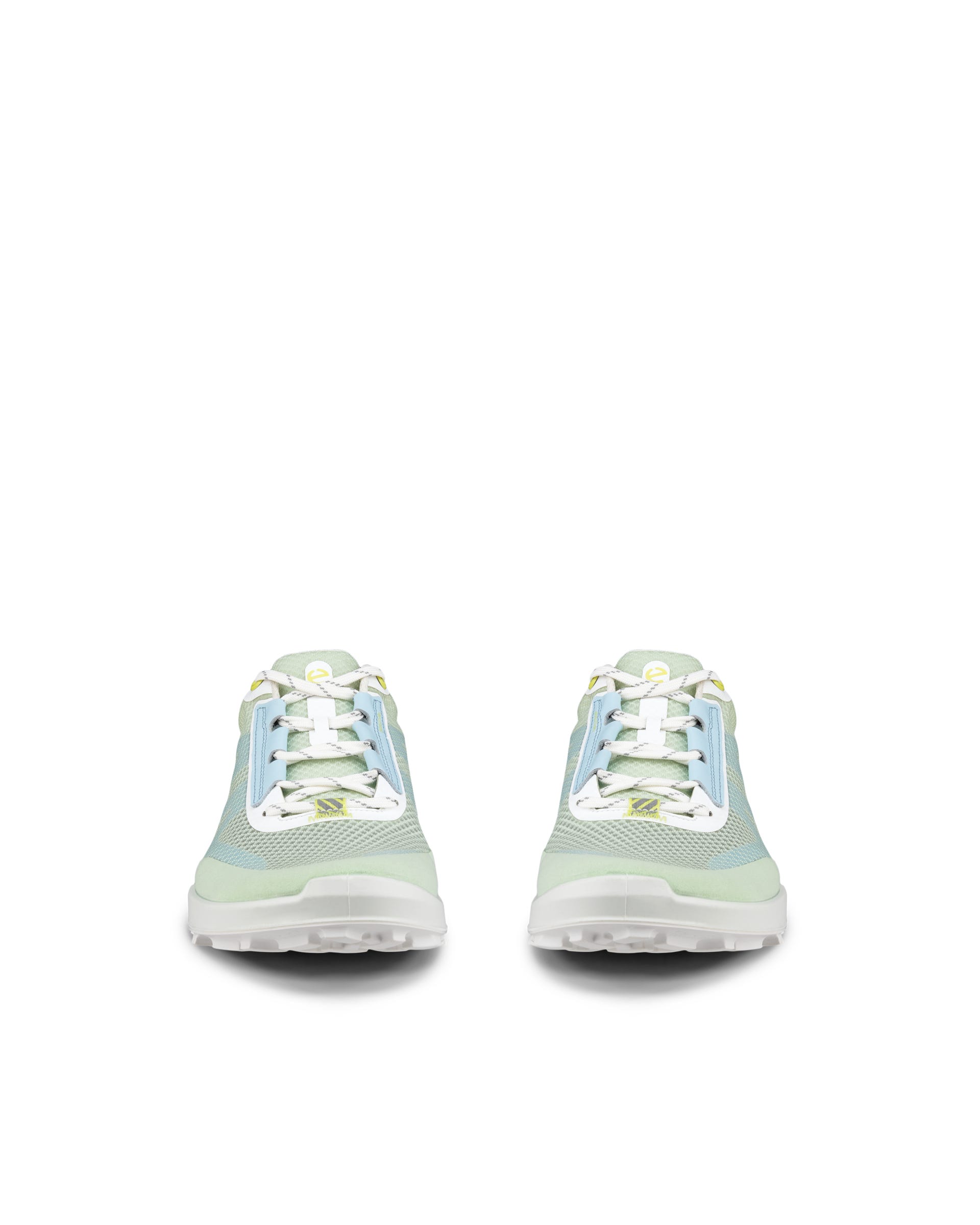 Women's ECCO® BIOM 2.1 X Mountain Textile Hiking Sneaker - Green - Front pair