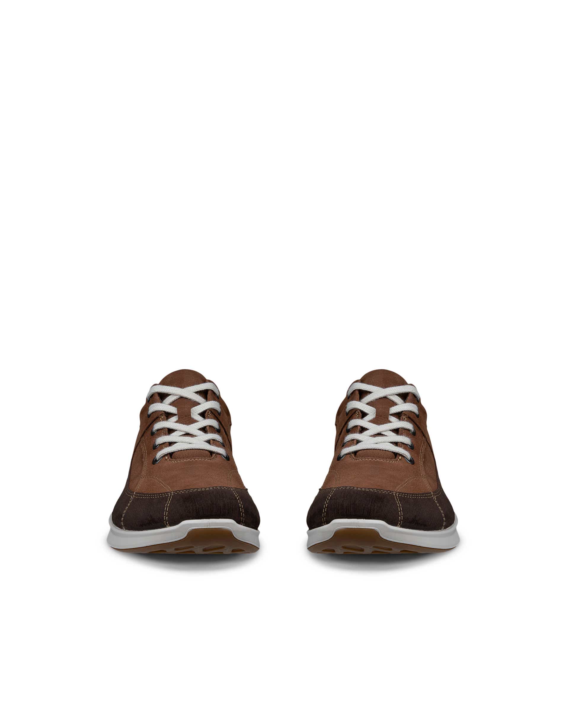 ECCO® EXCEED chaussures de marche en nubuck pour homme - Marron - Front pair