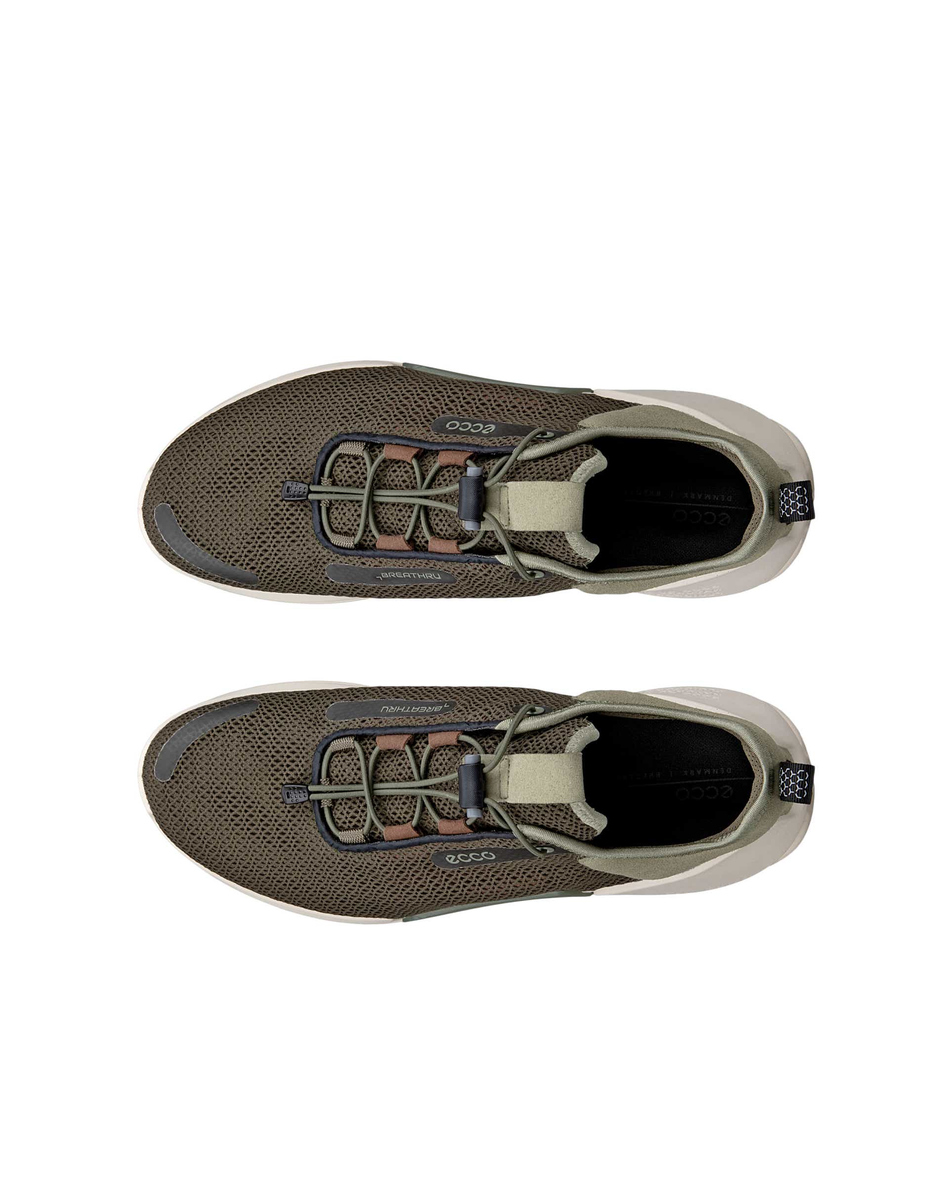 ECCO® BIOM 2.0 Herren Textilsneaker - Grün - Top left pair
