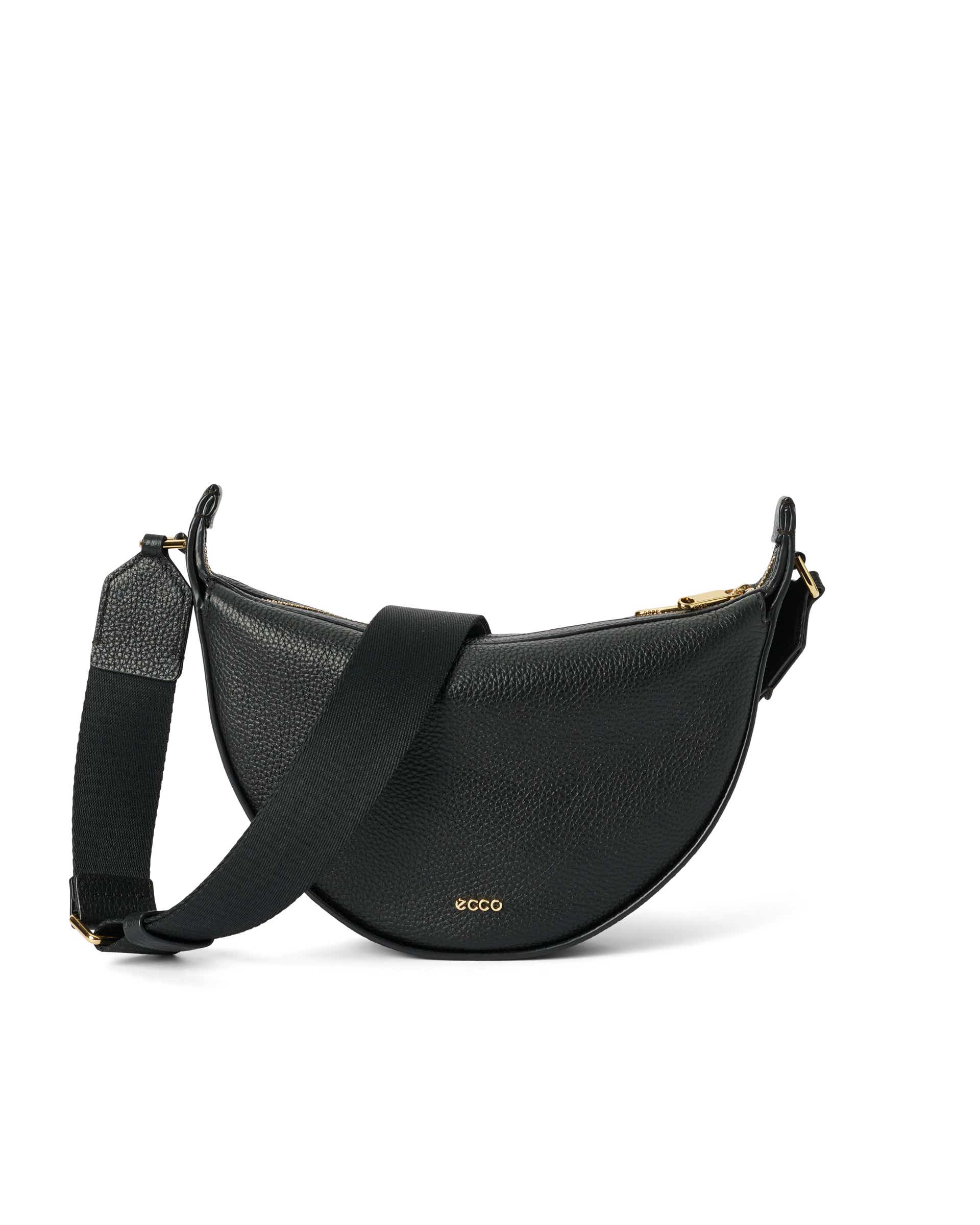 ECCO® Fortune Bag kožna torba na jedno rame - Crna - Main