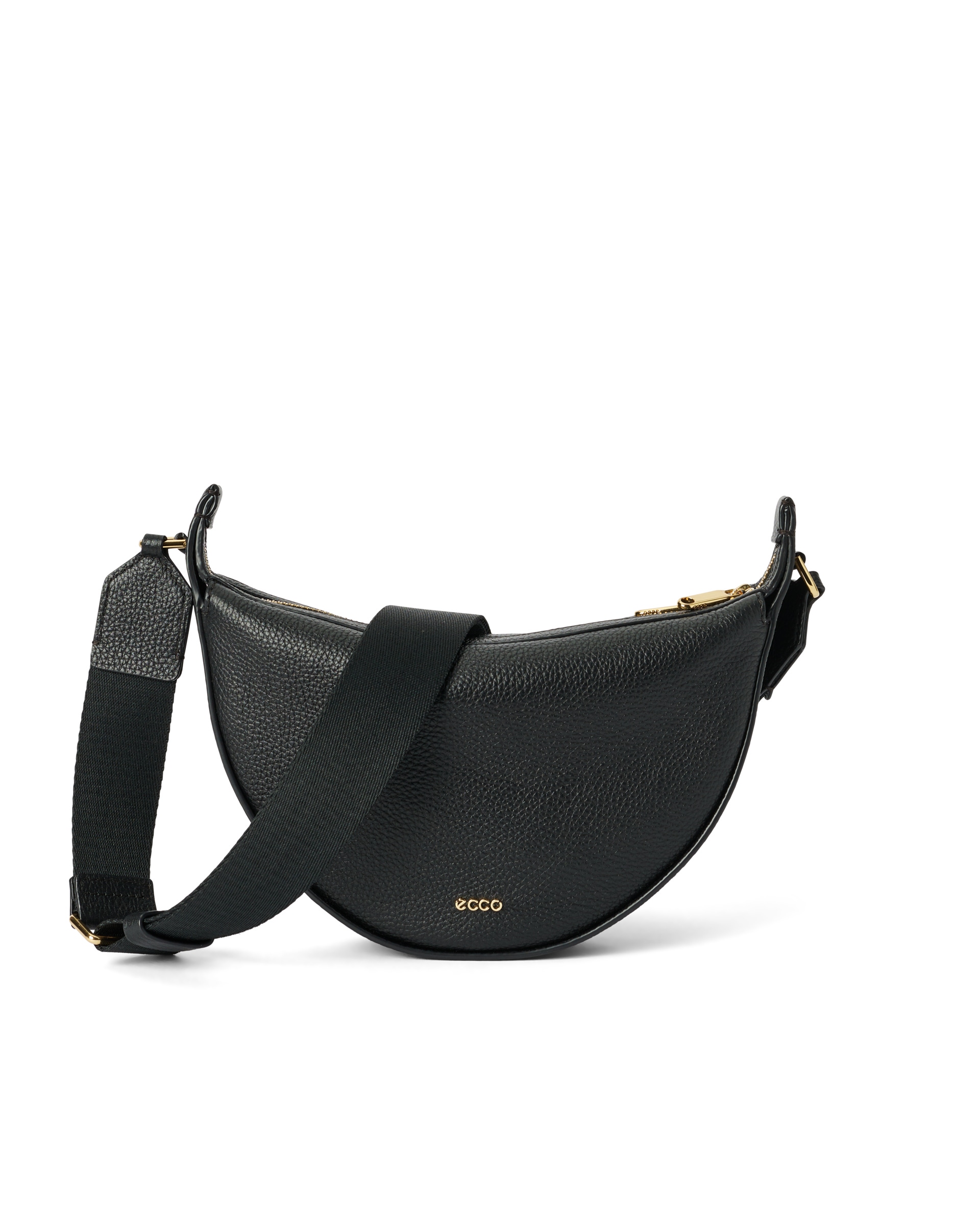 ECCO® Fortune Bag kožna torba na jedno rame - Crna - Main