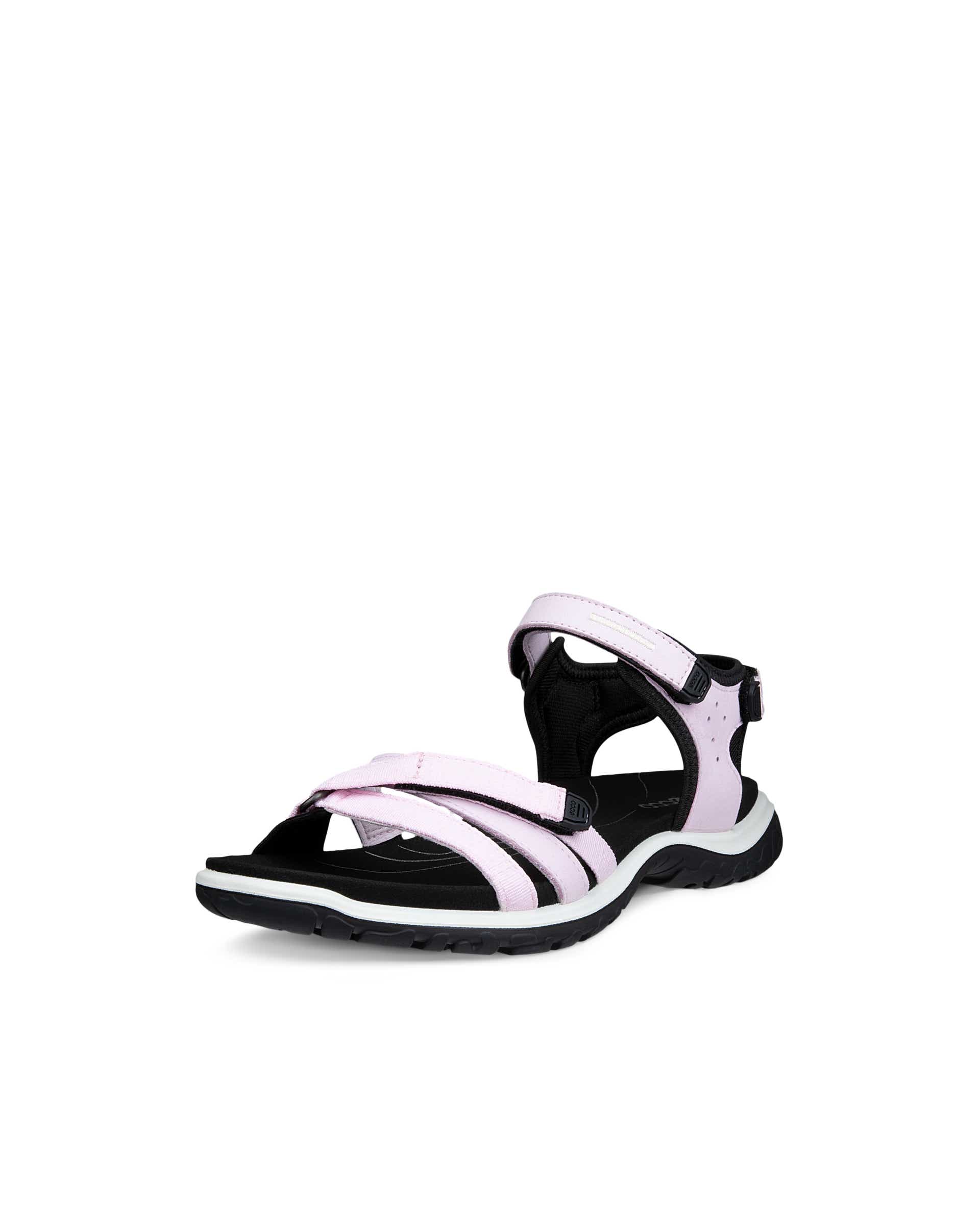 Women's ECCO® Offroad Roam Nubuck Walking Sandal - Pink - Main
