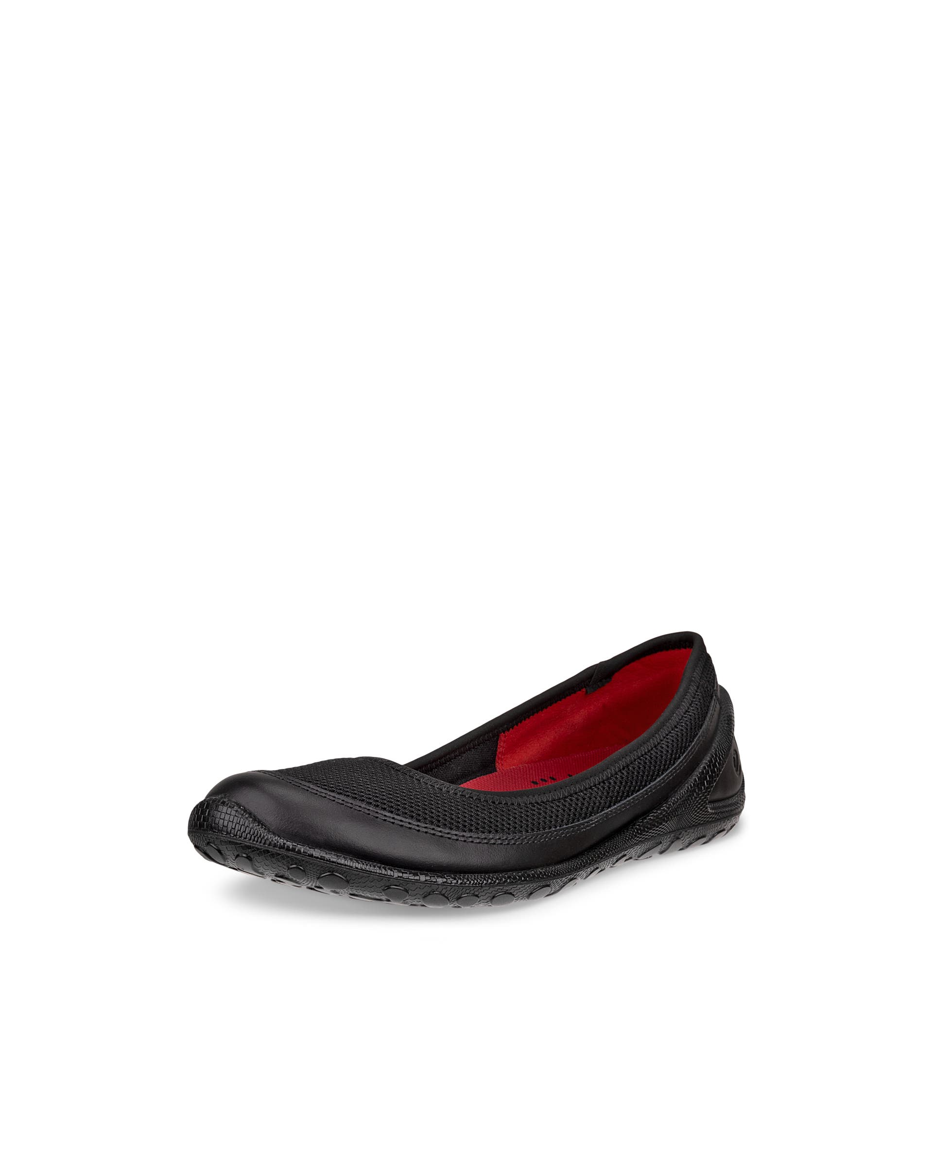 Women's ECCO® Biom Lite Textile Ballerina - Black - Main