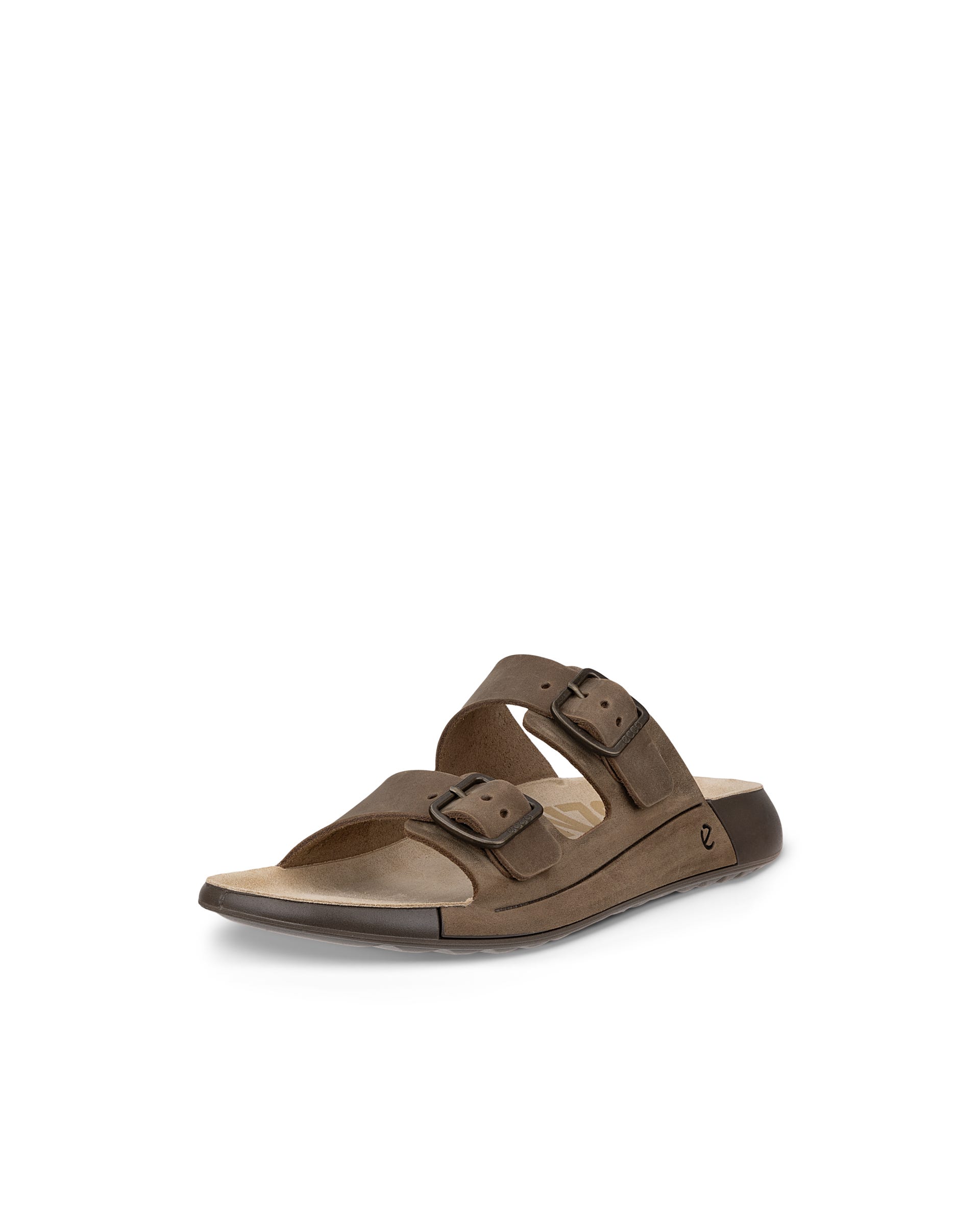 ECCO® COZMO Damen Nubuksandale mit zwei Riemen - Braun - Main