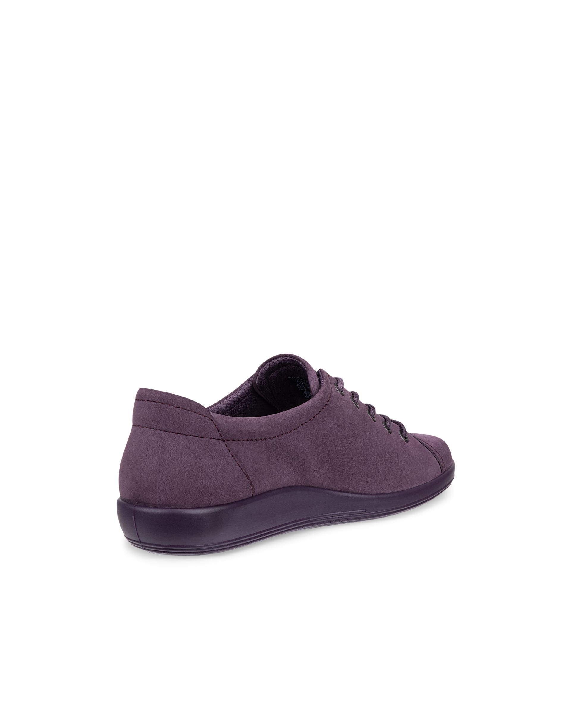 ECCO® SOFT 2.0 Damen Nubuk-Schnürschuh - Braun - Back