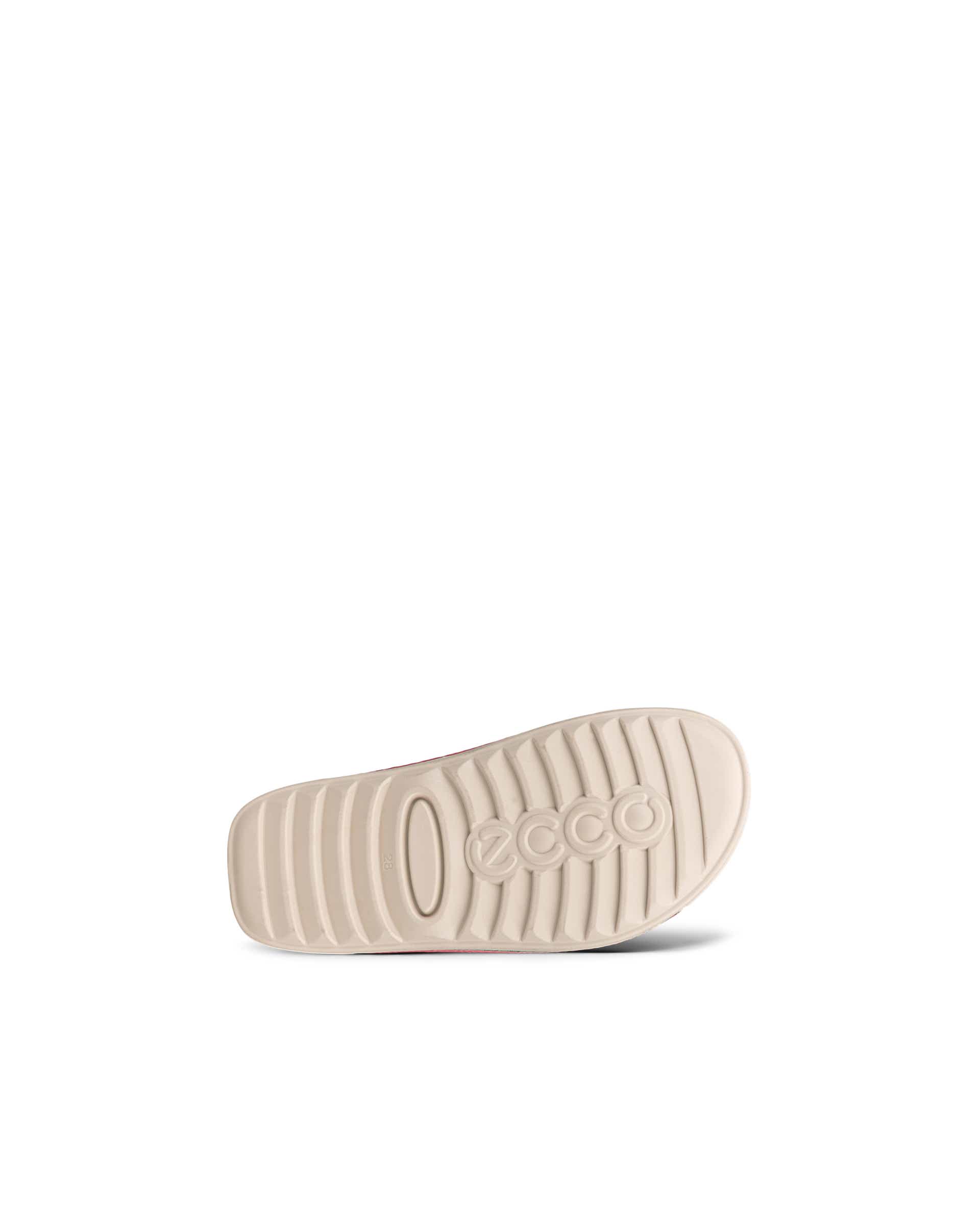 Dětské kožené páskové sandály ECCO® Cozmo - Růžová - Sole