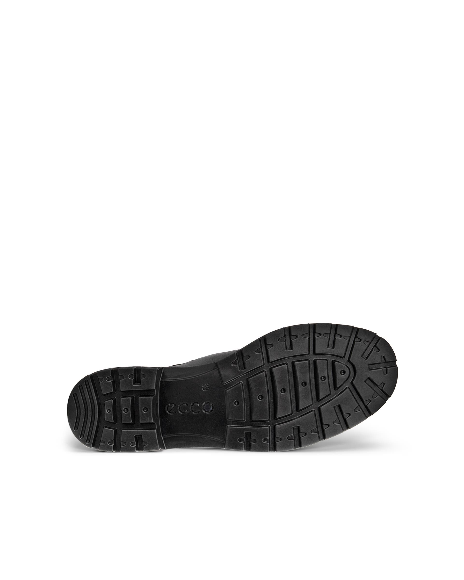 Damskie skórzane sztyblety Chelsea ECCO® METROPOLE VIENNA - Czarny - Sole