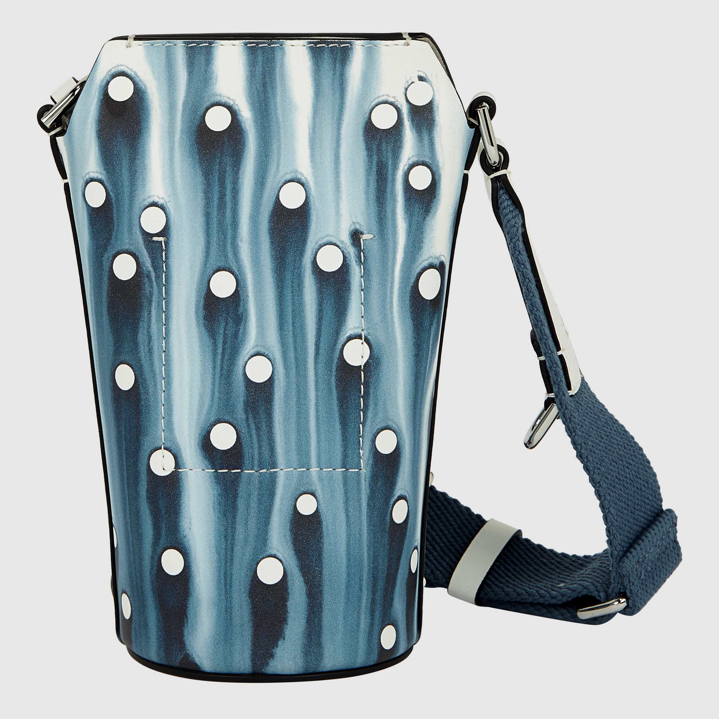 ECCO® Water Pot Leather Crossbody Bag - Blue - Back