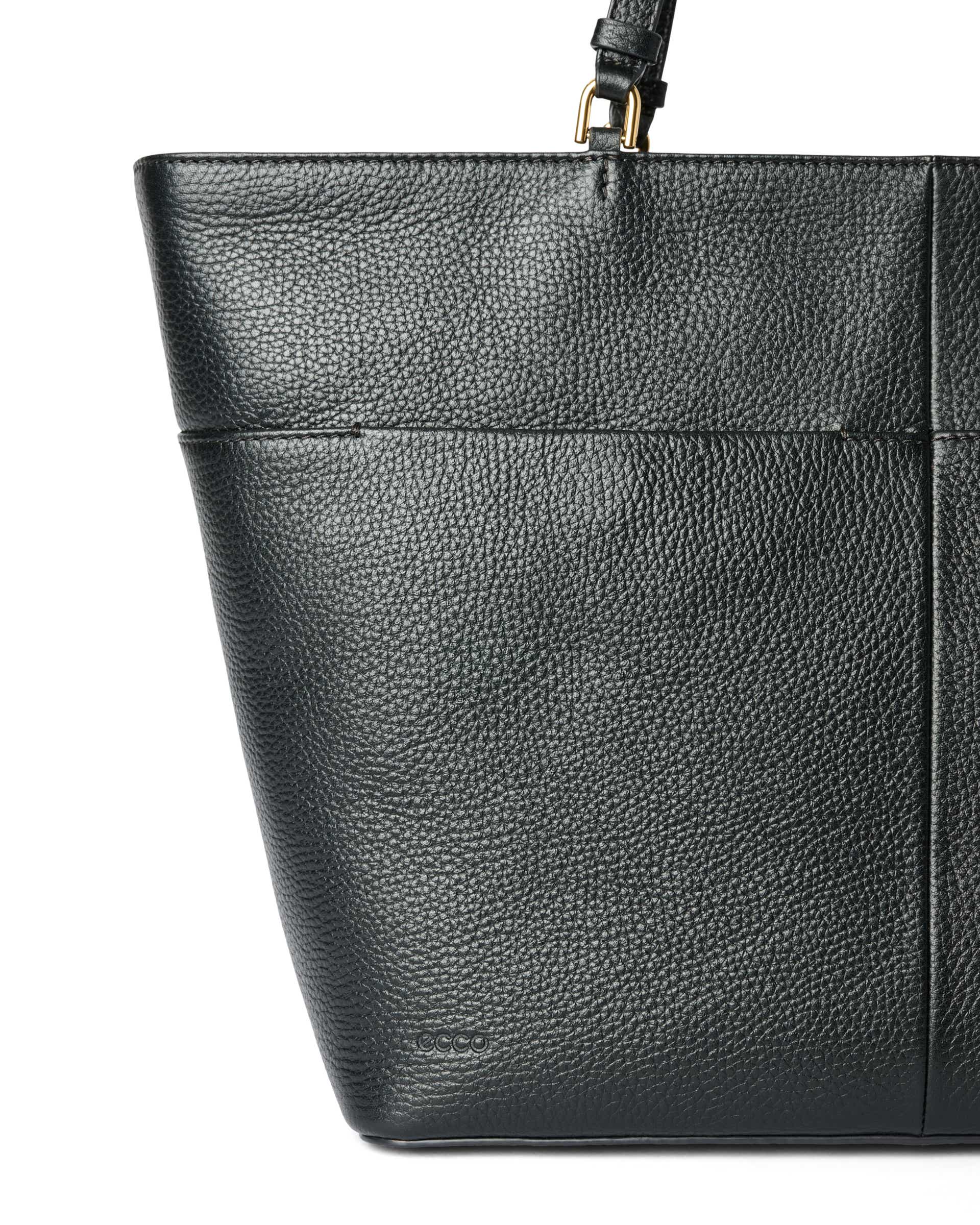 ECCO® ESSENTIAL TOTE EW dame tote bag skinn - Svart - Detail-1