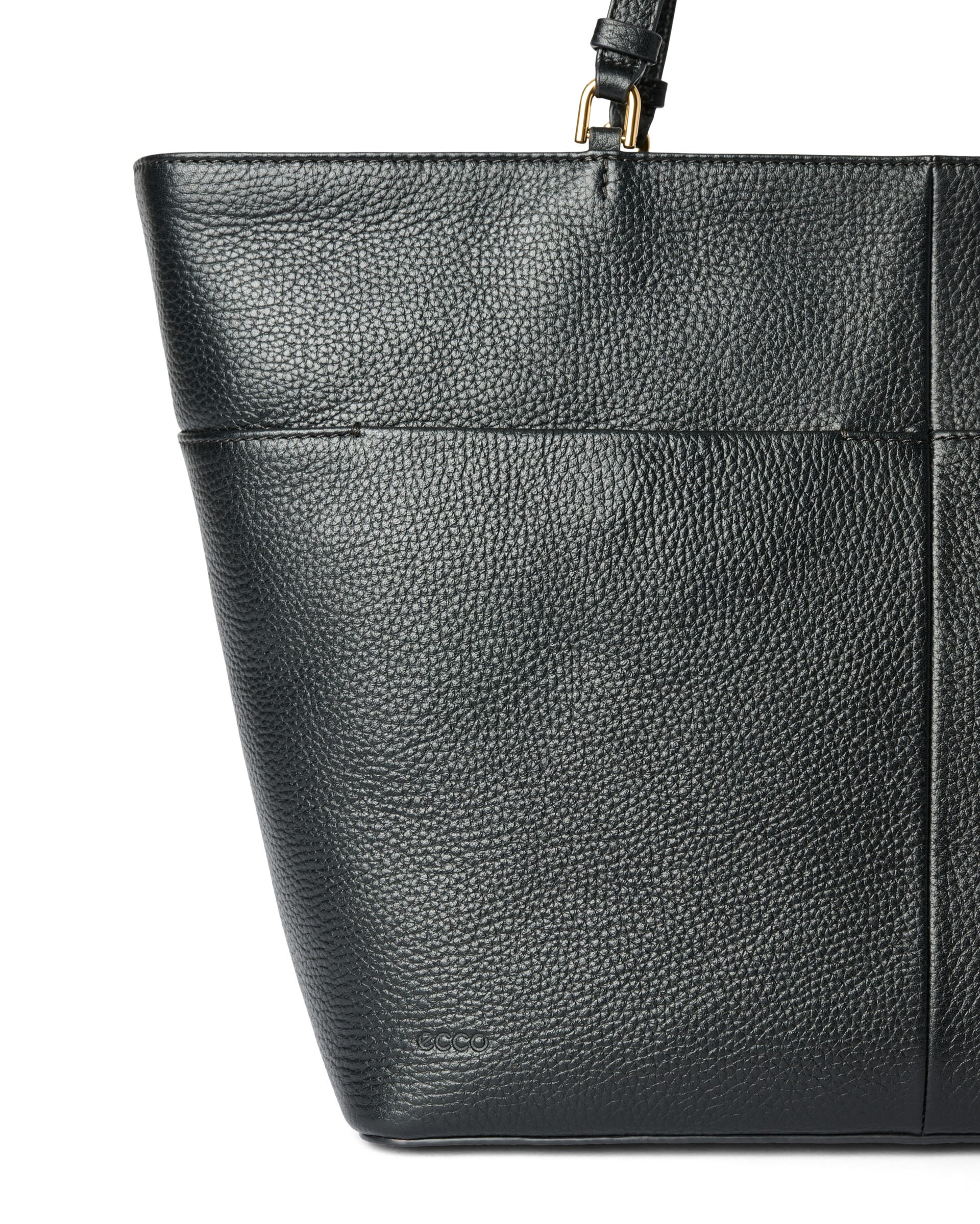 ECCO® ESSENTIAL TOTE EW dame tote bag skinn - Svart - Detail-1