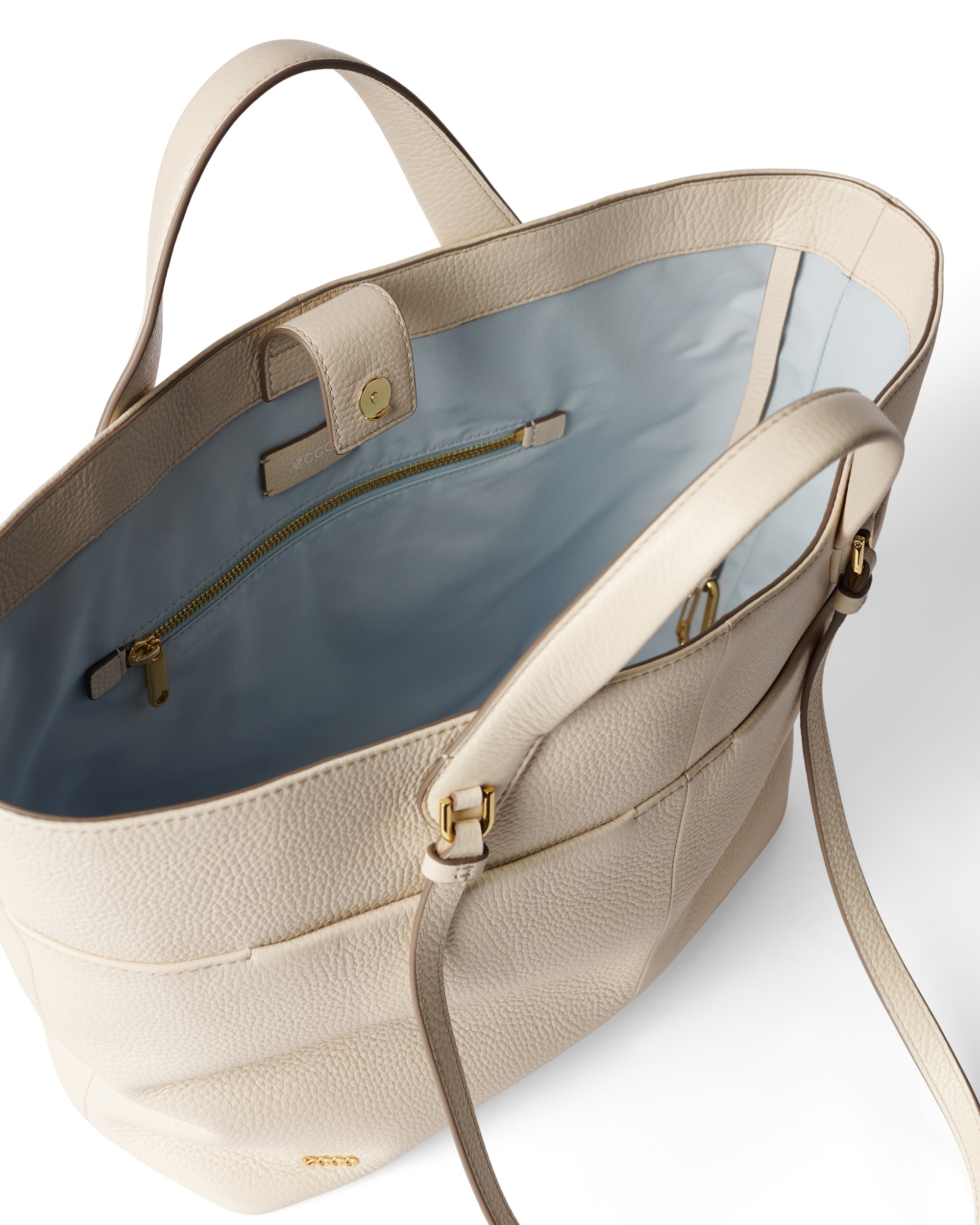 ECCO® Tote sac cabas cuir - Beige - Inside