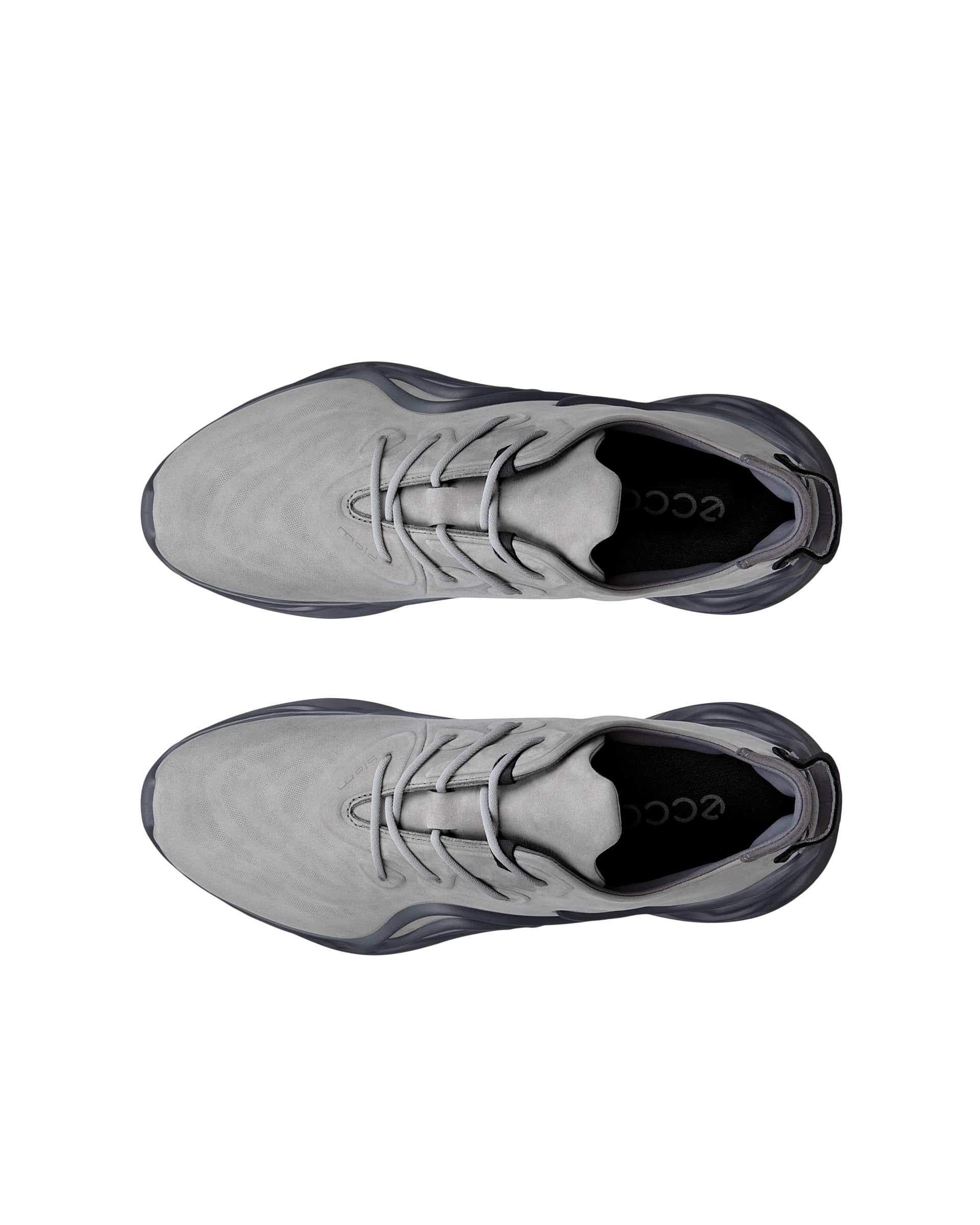 ECCO® BIOM INFINITE Herren Sneaker aus Nubukleder - Grau - Top left pair