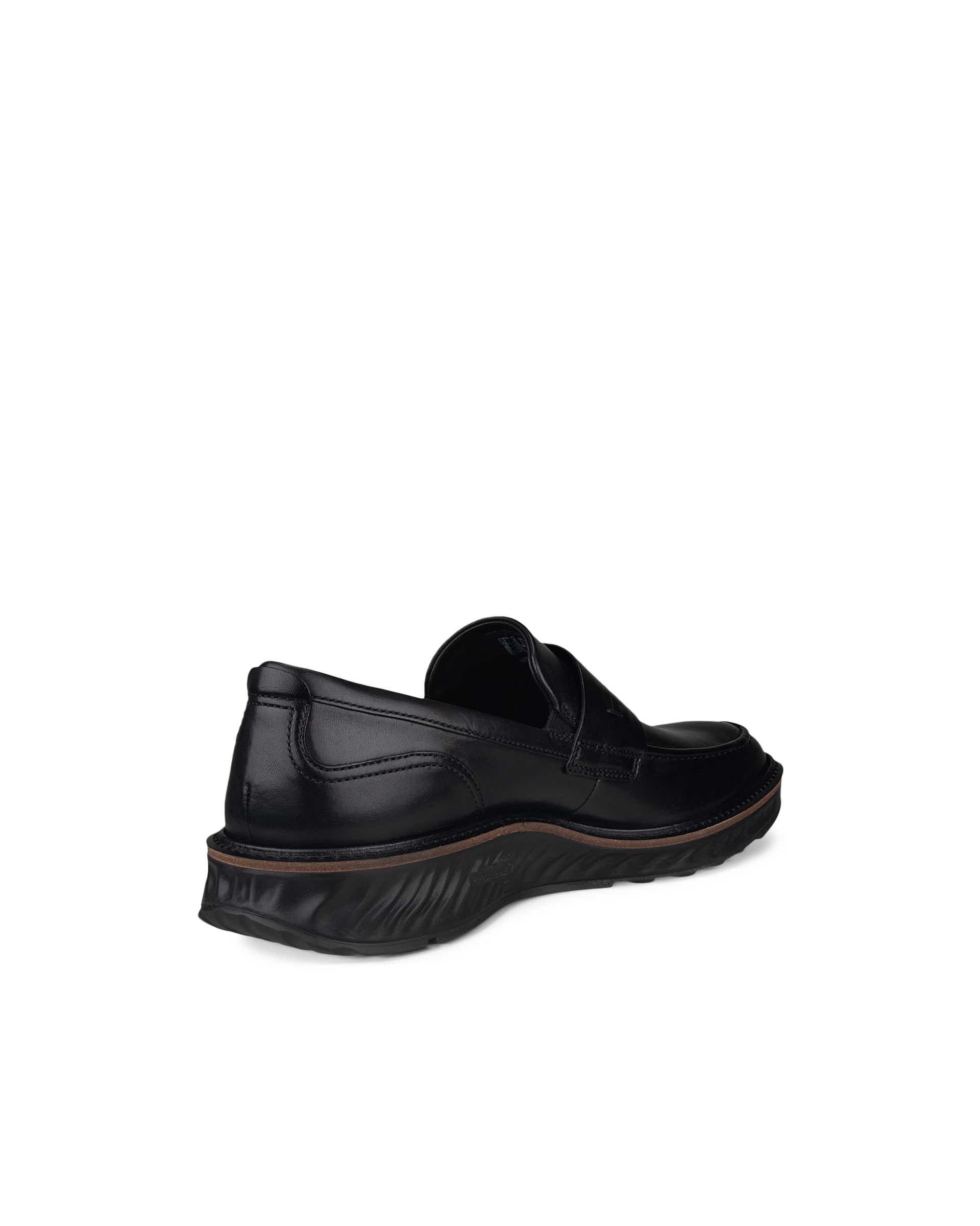 Men's ECCO® St.1 Hybrid Leather Loafer - Black - Back