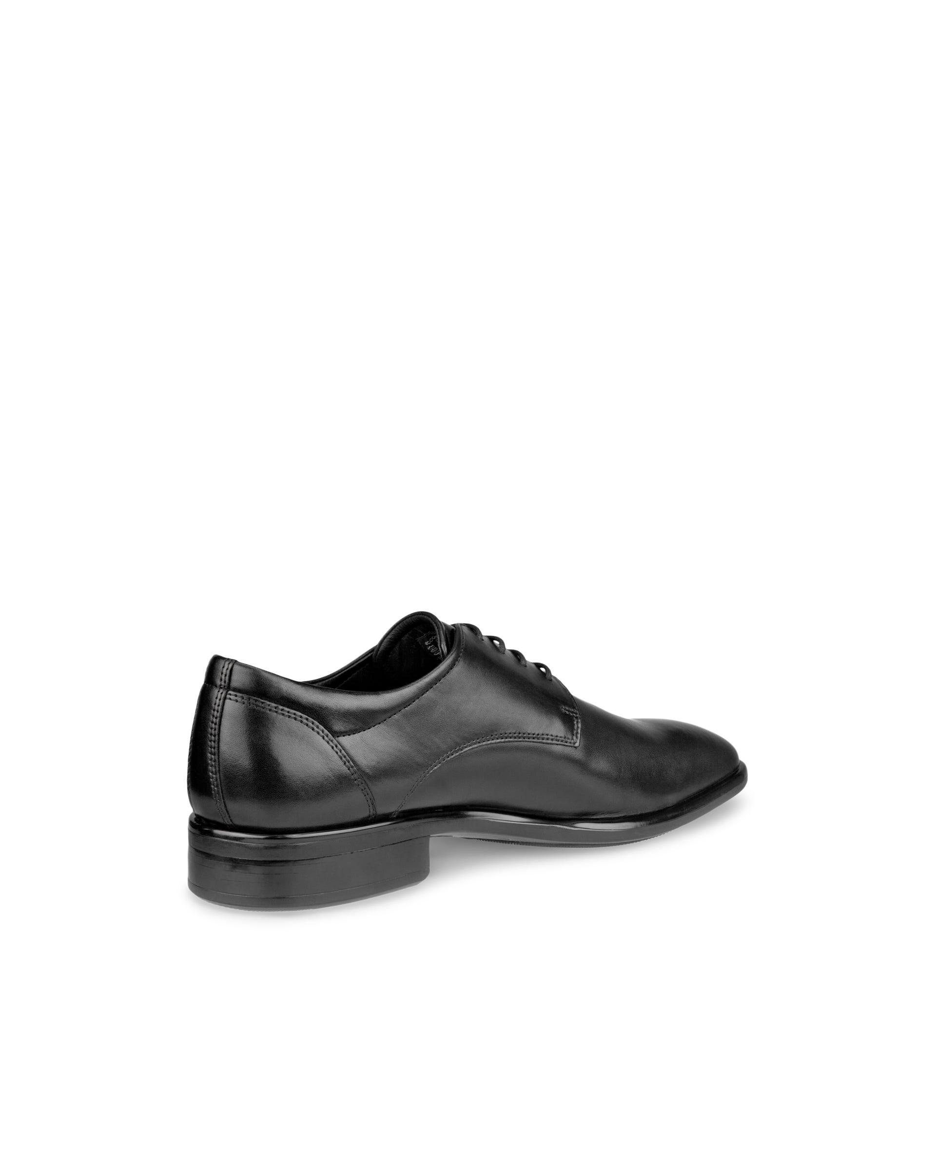 ECCO® Citytray derbies cuir pour homme - Noir - Back