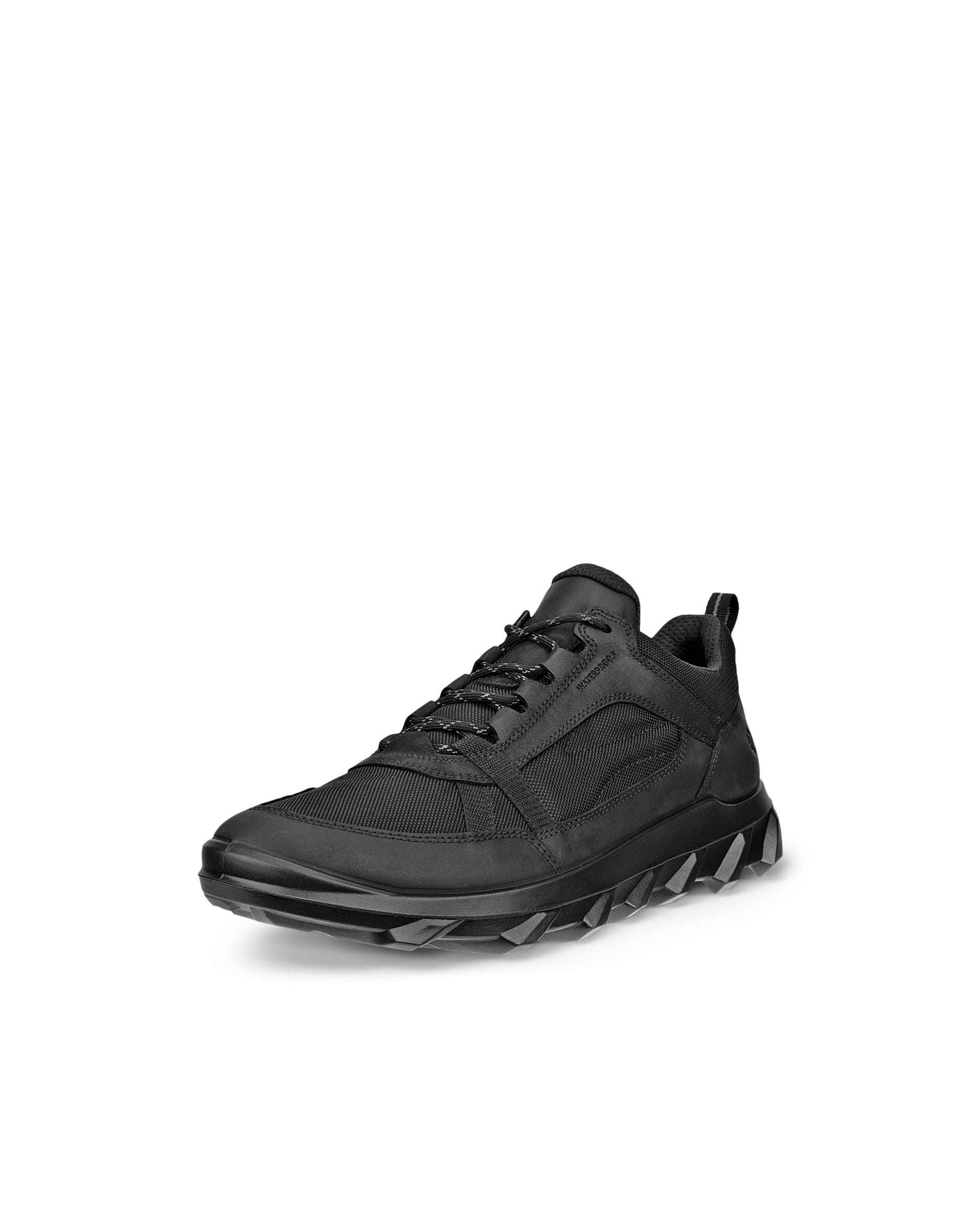 Men's ECCO® MX Low Nubuck Waterproof Sneaker - Black - Main