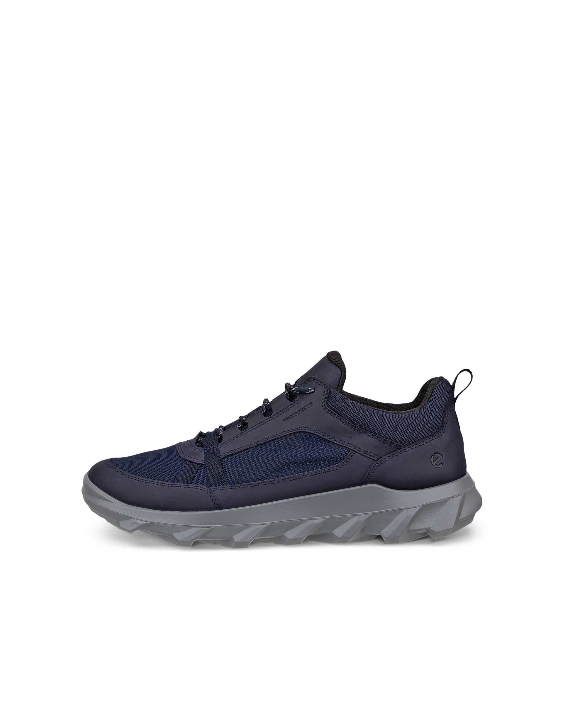 Men's ECCO® MX Low Nubuck Waterproof Sneaker - Blue - Outside