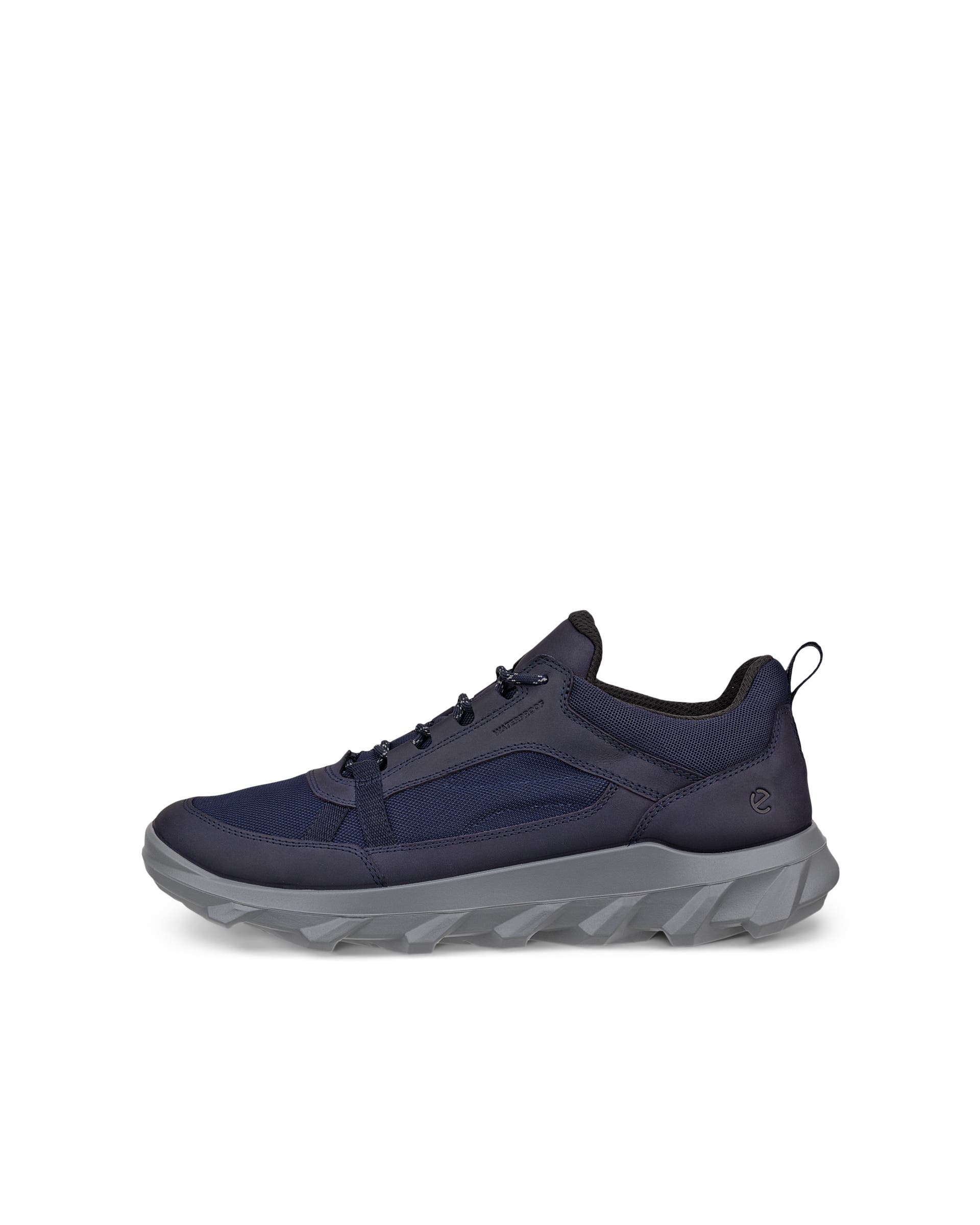 Men's ECCO® MX Low Nubuck Waterproof Sneaker - Blue - Outside