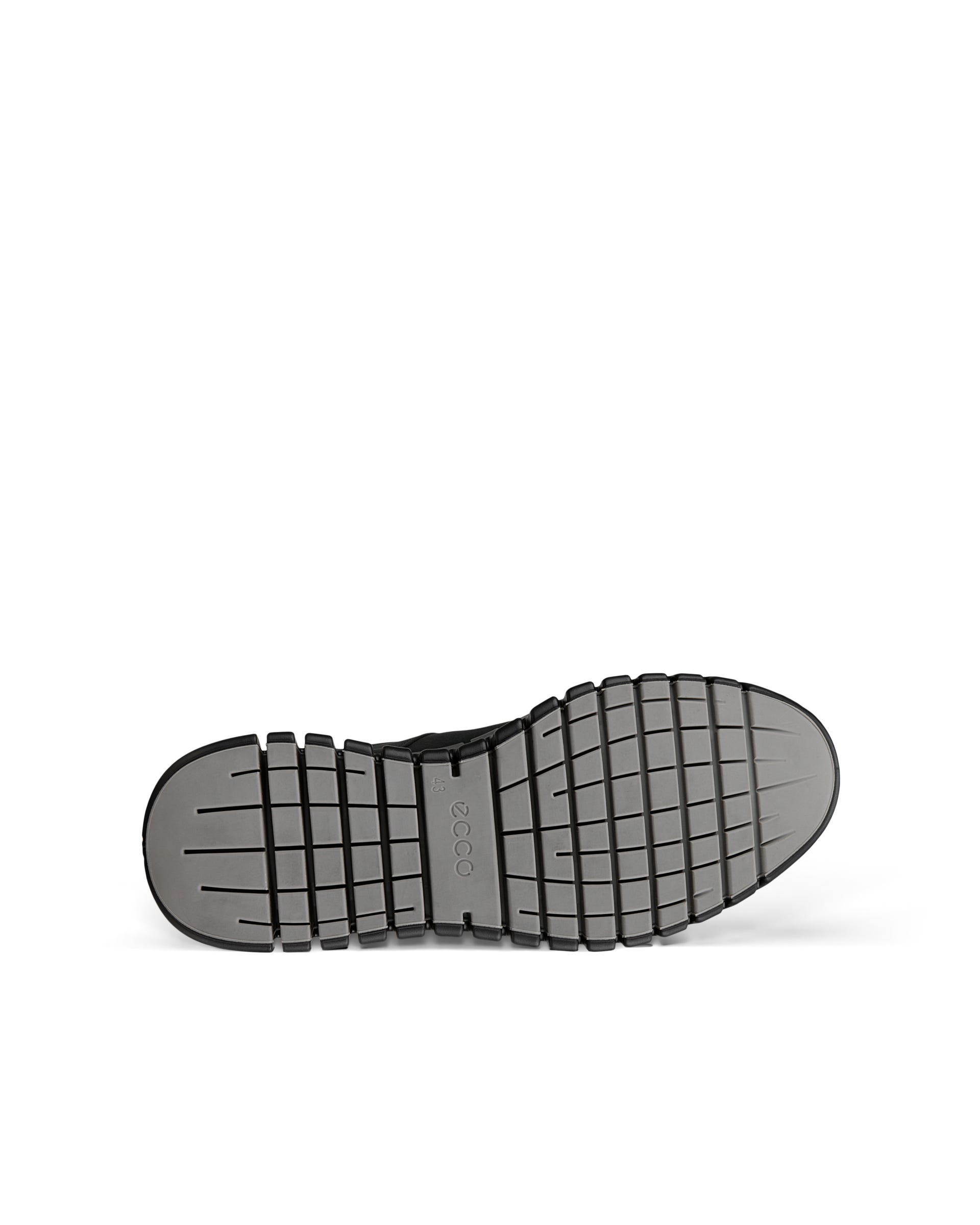 ECCO Gruuv Men メンズ レザースニーカー - ブラック - Sole