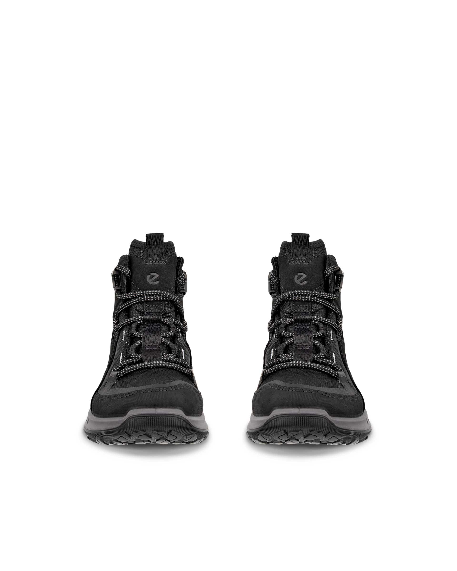 ECCO® ULT-TRN Mid vandeniui atsparūs nubuko žygio batai moterims - Juoda - Front pair