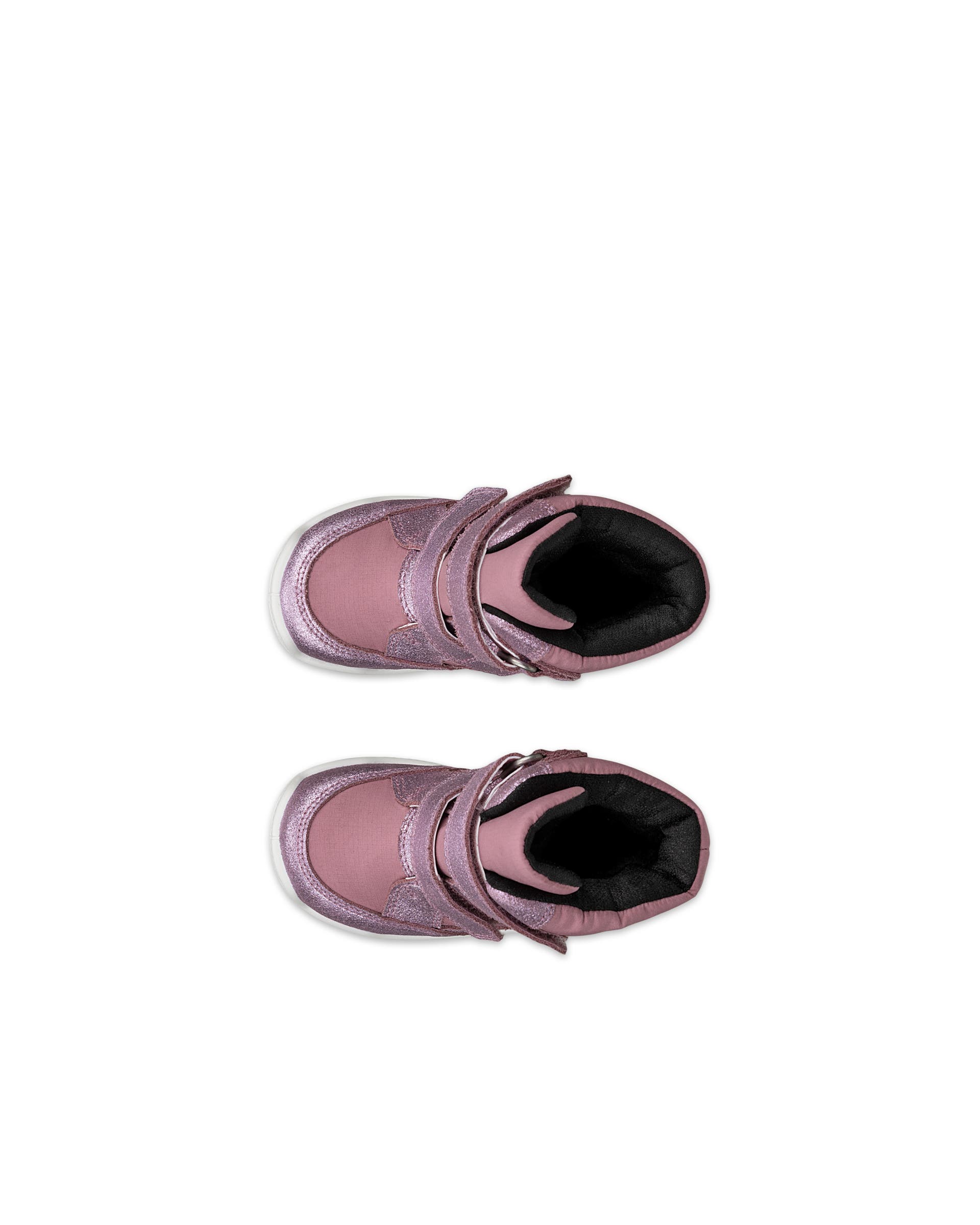 ECCO® URBAN MINI Halvhög mockakänga med Gore-Tex barn - Rosa - Top left pair