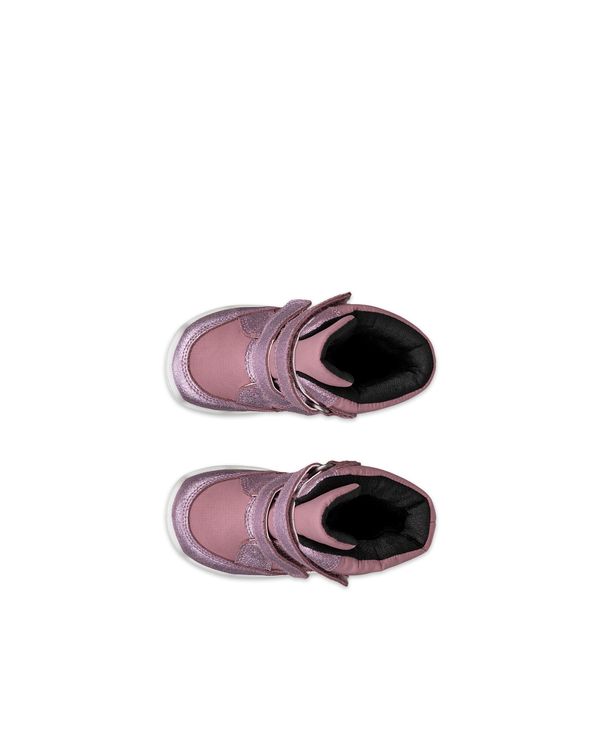 ECCO® URBAN MINI Halvhög mockakänga med Gore-Tex barn - Rosa - Top left pair