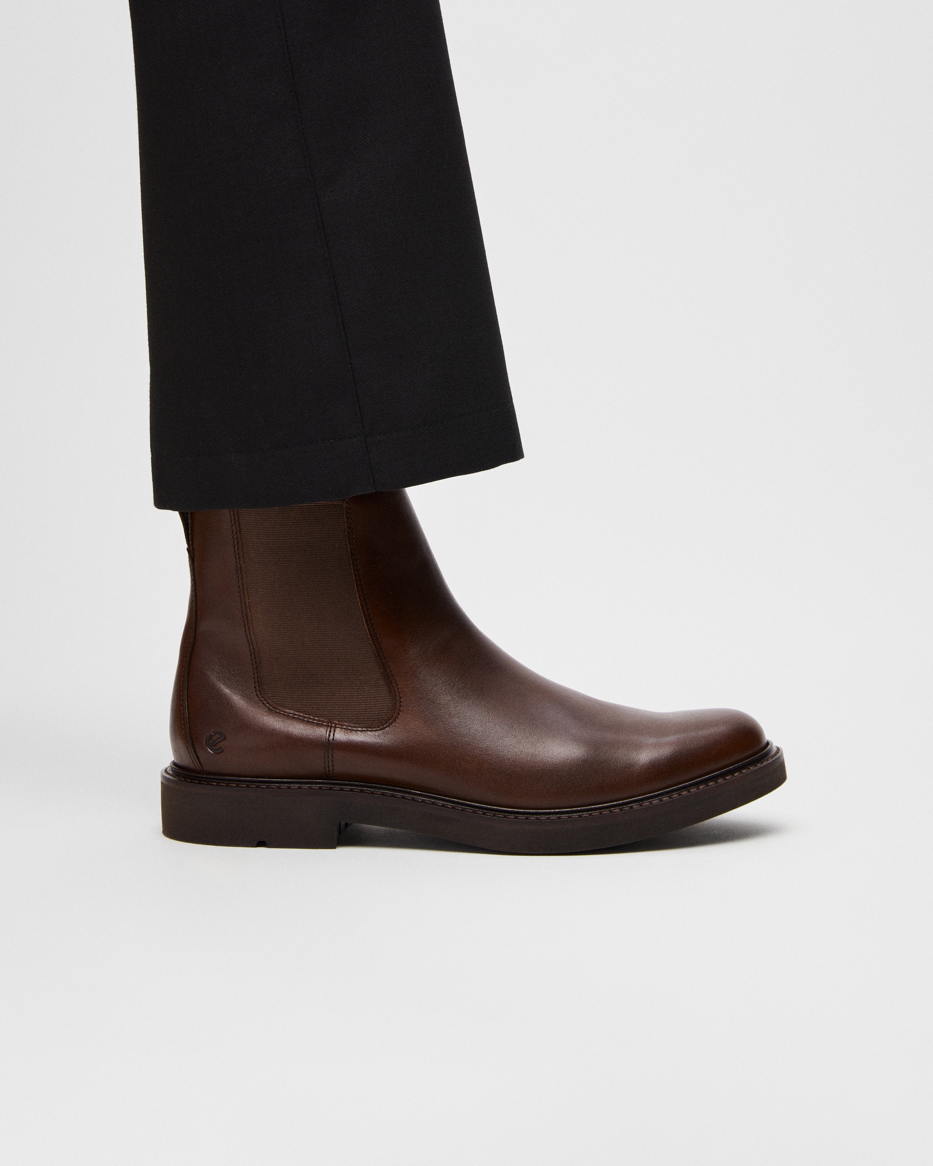 ECCO® Metropole London muške kožne Chelsea čizme - Smeđa - Lifestyle image-1