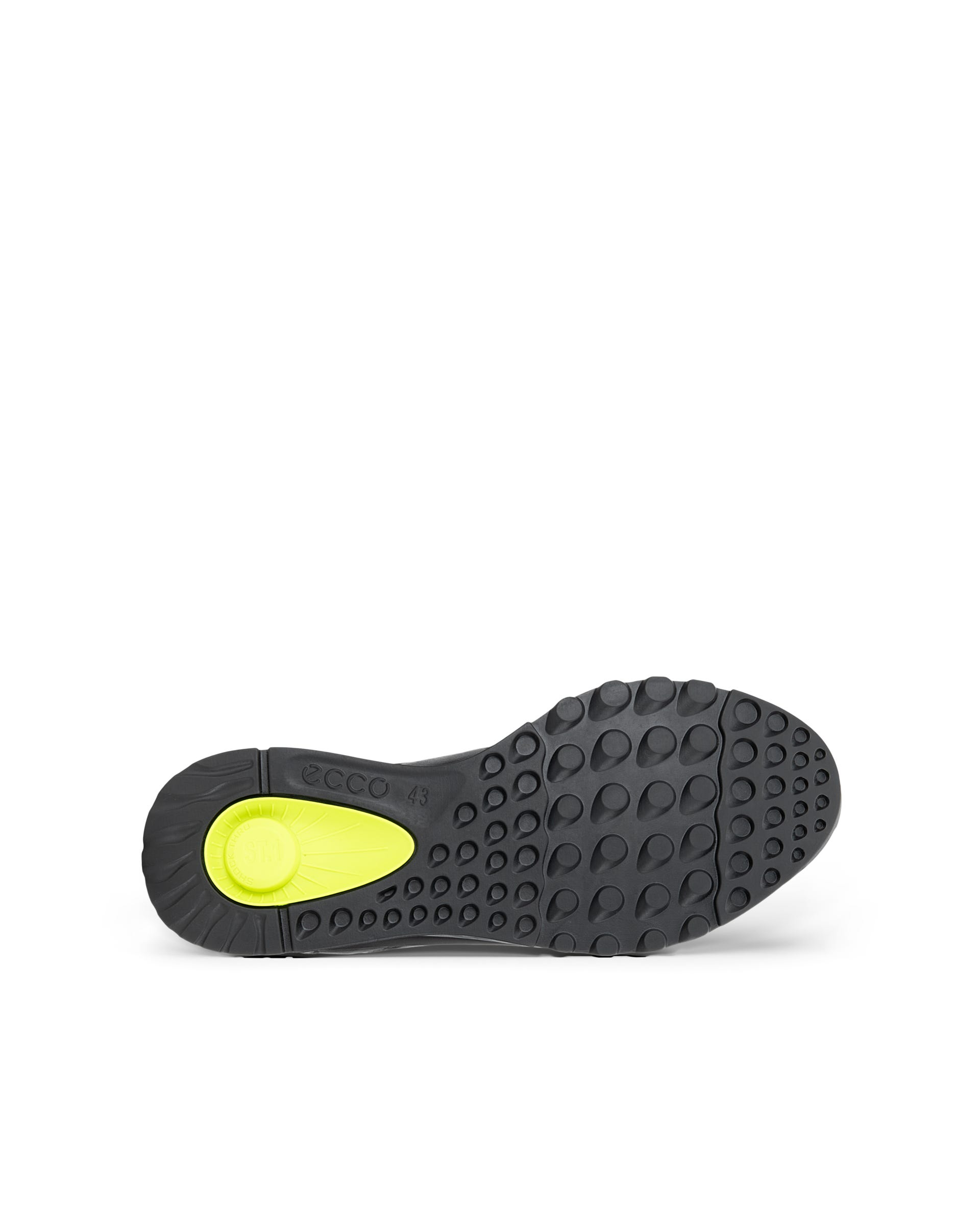 Zapatillas de piel ECCO® EXOSTRIDE para hombre - Negro - Outside