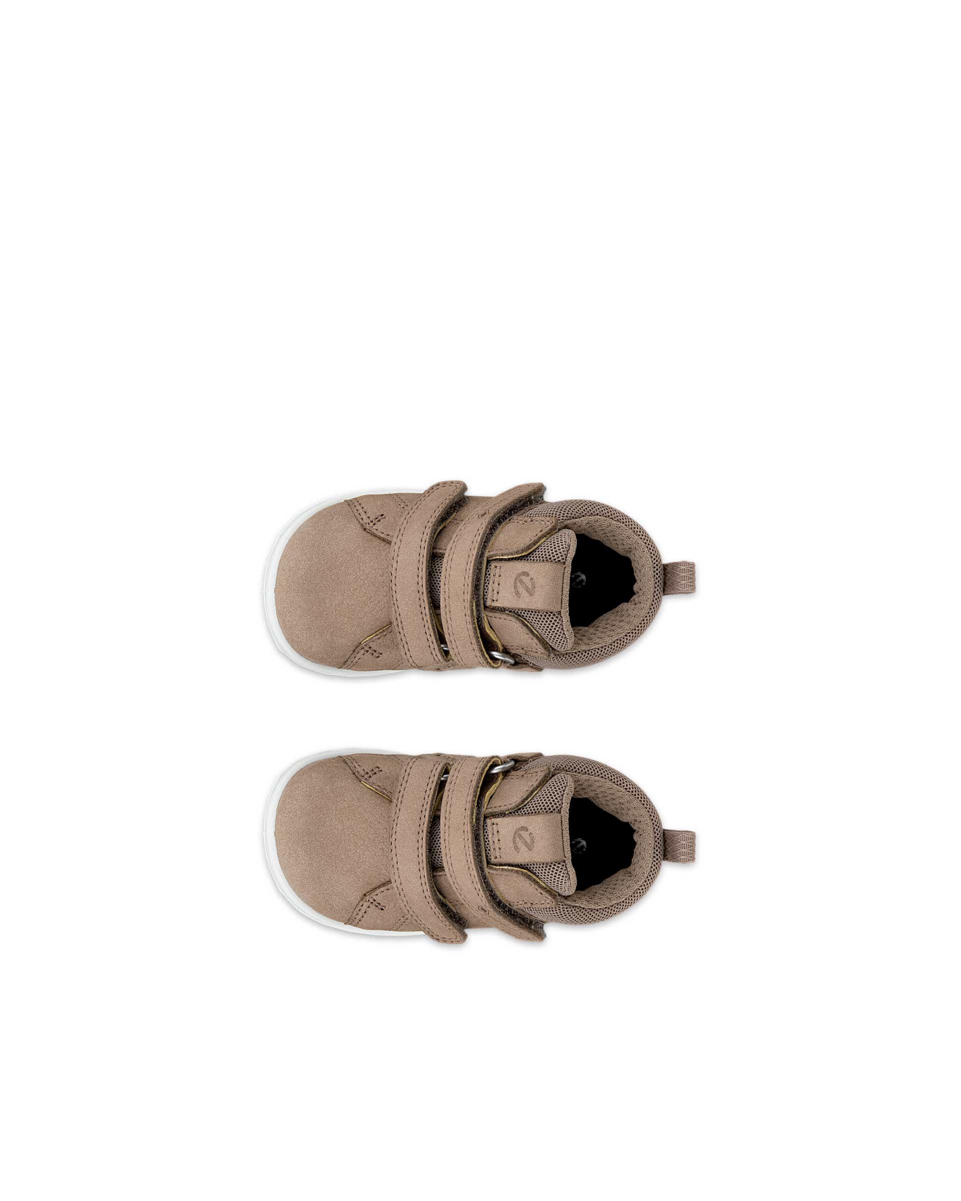 ECCO® SP.1 Lite baskets en nubuck Gore-Tex à scratch pour enfant - Brun - Top left pair