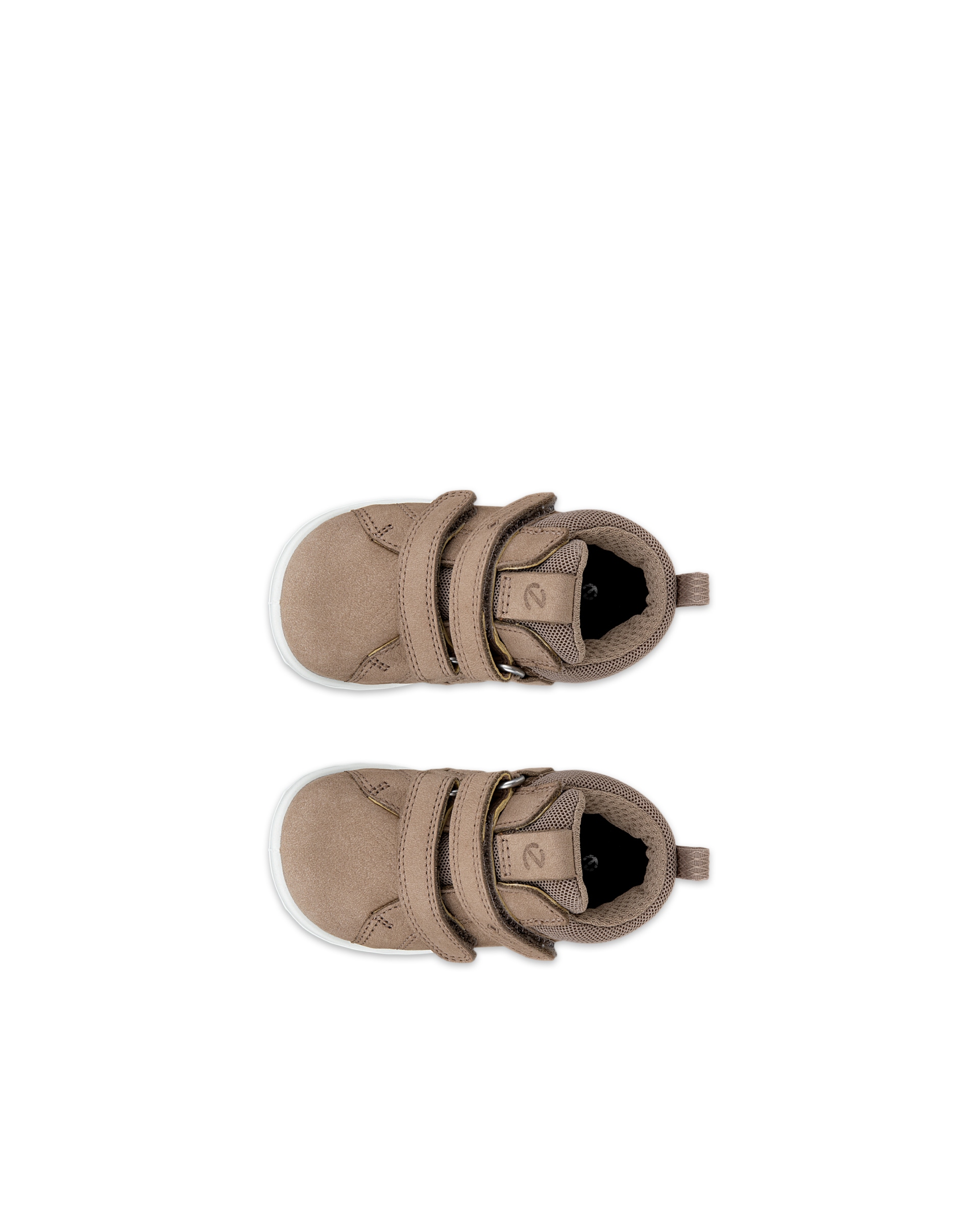 ECCO® SP.1 Lite baskets en nubuck Gore-Tex à scratch pour enfant - Brun - Top left pair