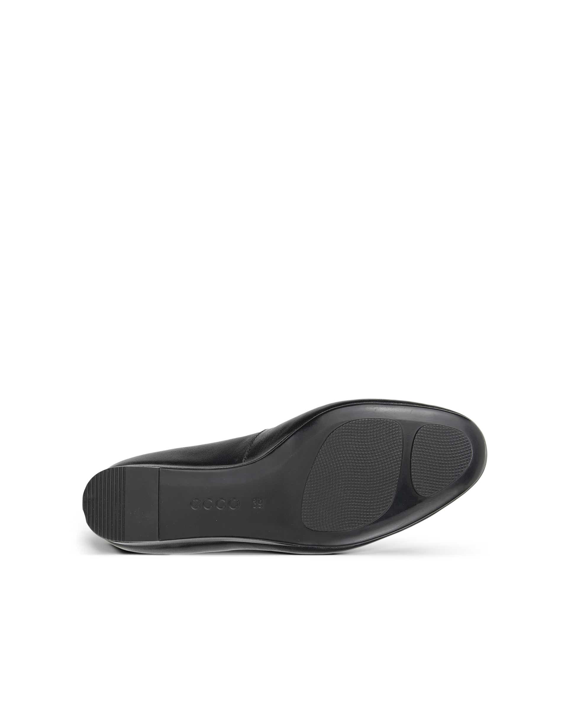 ECCO® ELEVATE WEDGE escarpins en cuir à talon carré pour femme - Noir - Sole