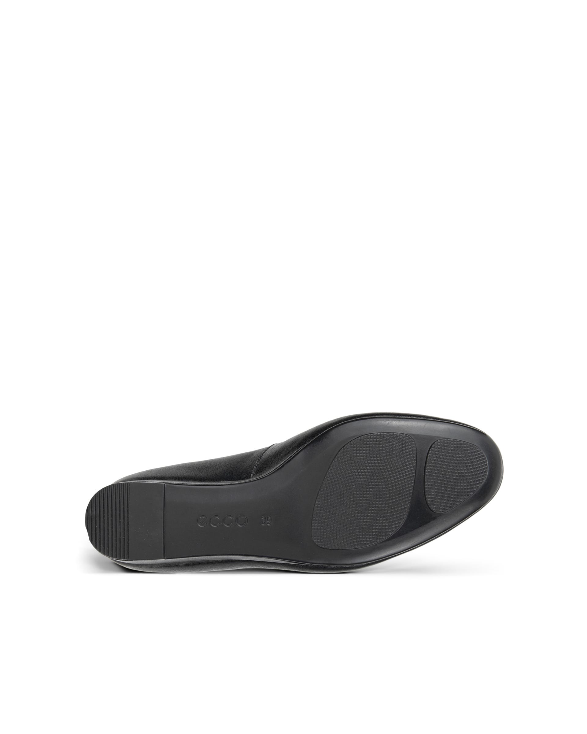 ECCO® ELEVATE WEDGE escarpins en cuir à talon carré pour femme - Noir - Outside