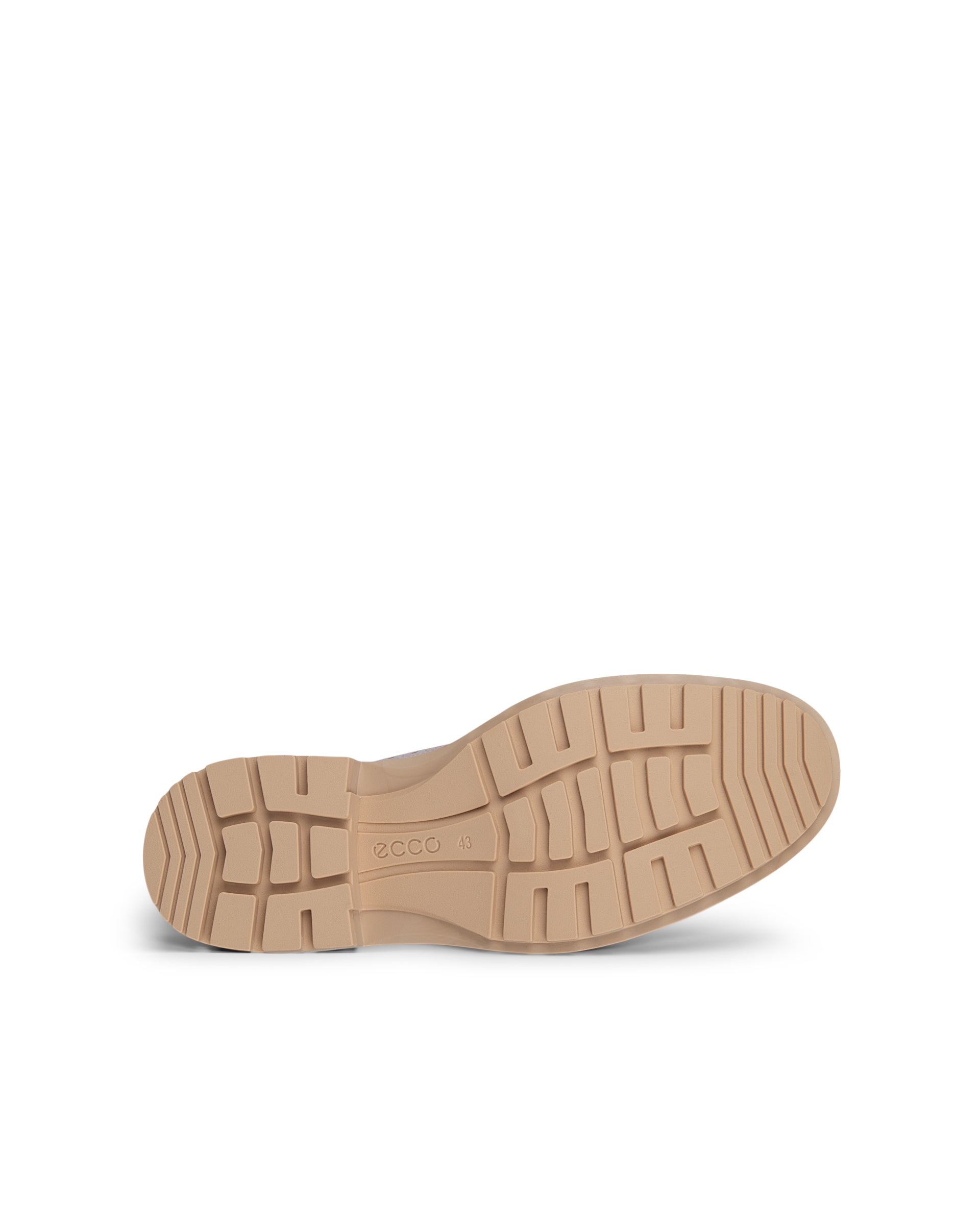 Men's ECCO® Metropole Oslo Leather Brogue Shoe - Pink - Sole