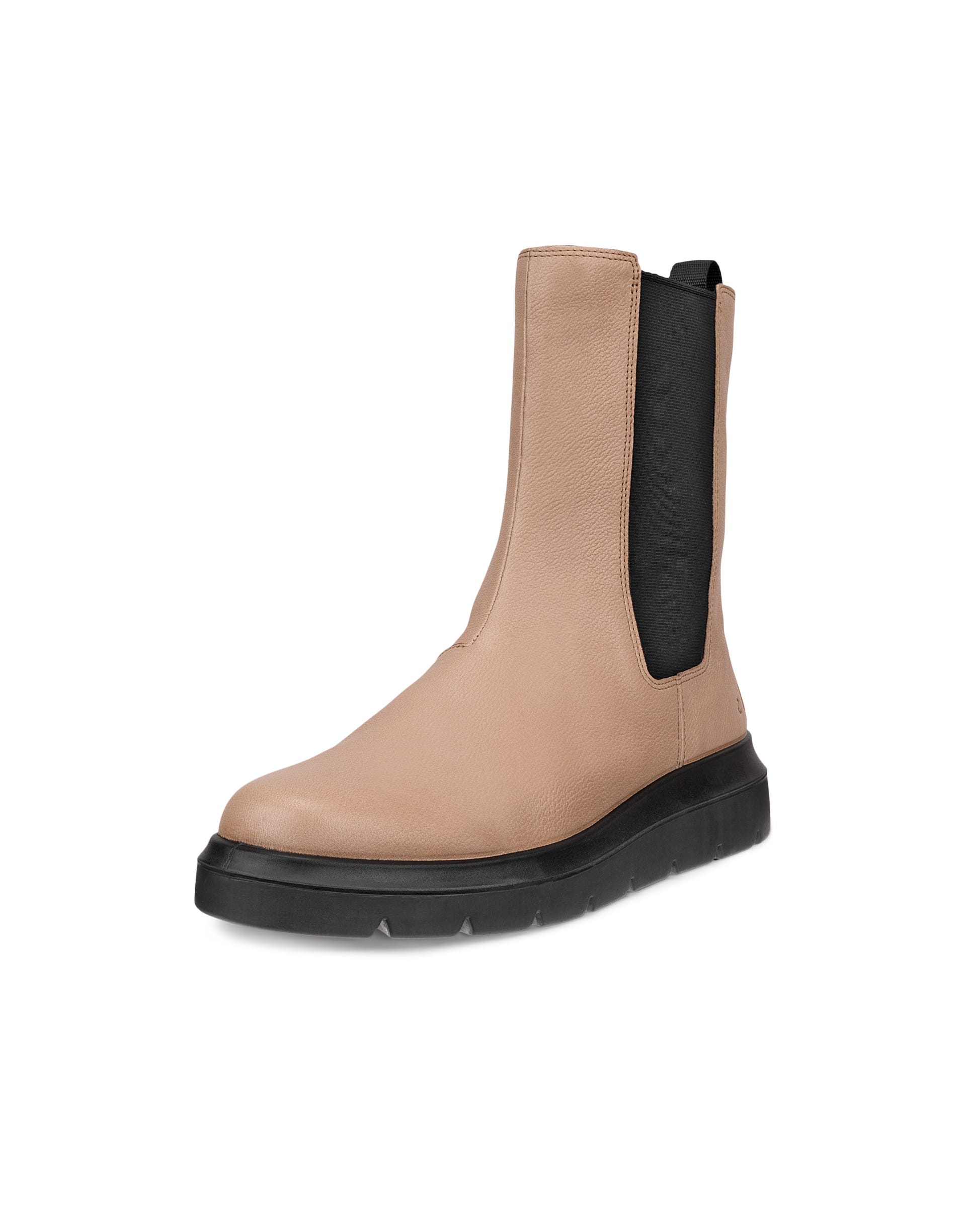 Women's ECCO® Nouvelle Leather Chelsea Boot - Beige - Main