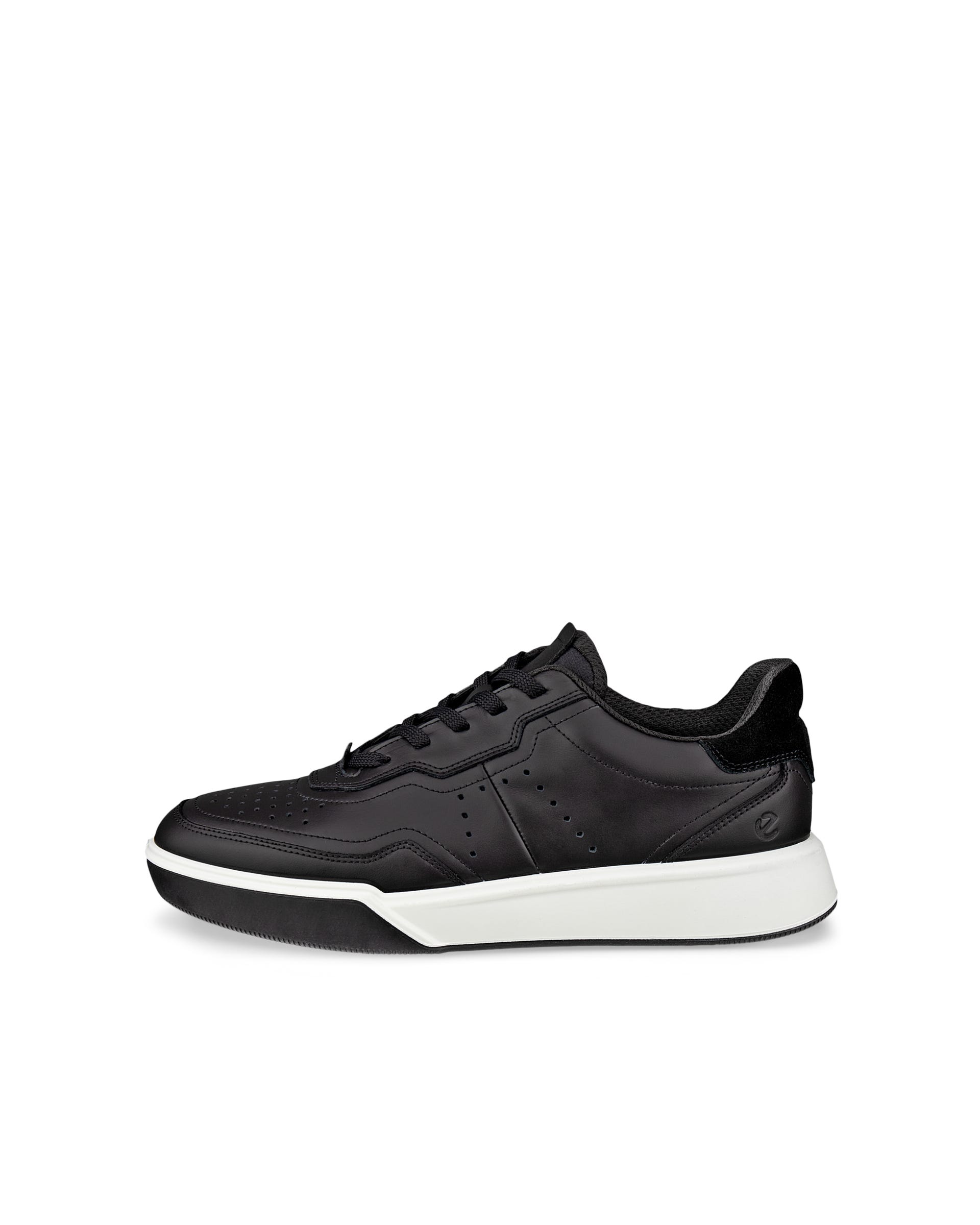 ECCO STREET COURT WOMEN'S SNEAKER - Black - Outside