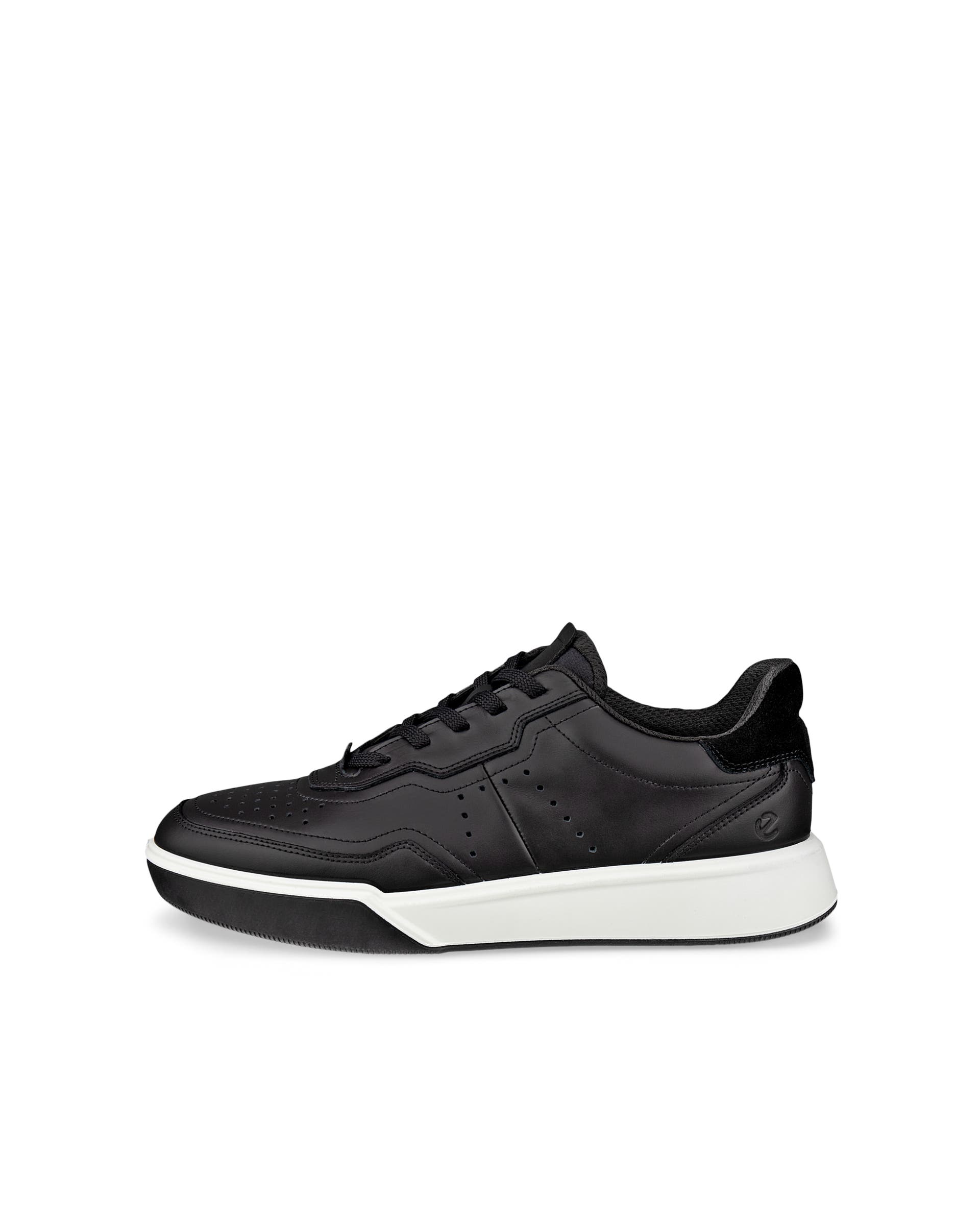 ECCO® Street Court Skinnsneaker dam - Svart - Outside