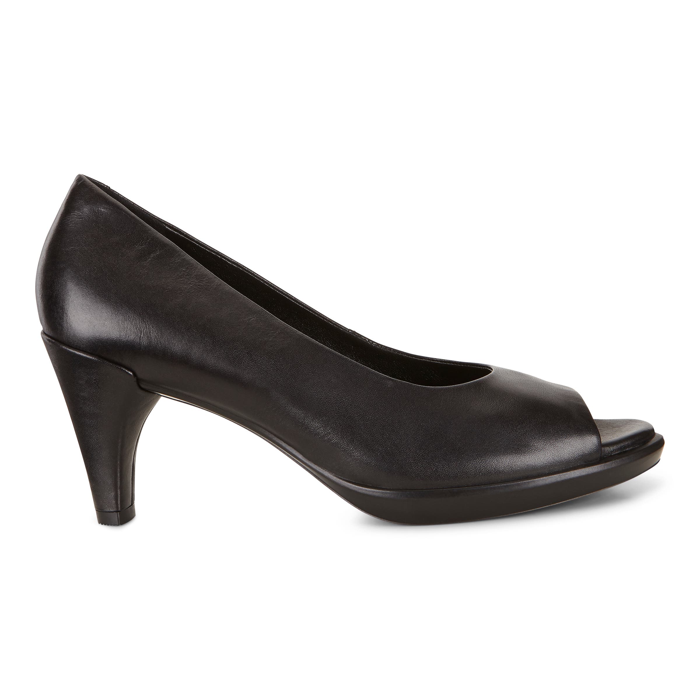 ECCO Shape 55 Peep Toe Sleek - Black - Outside