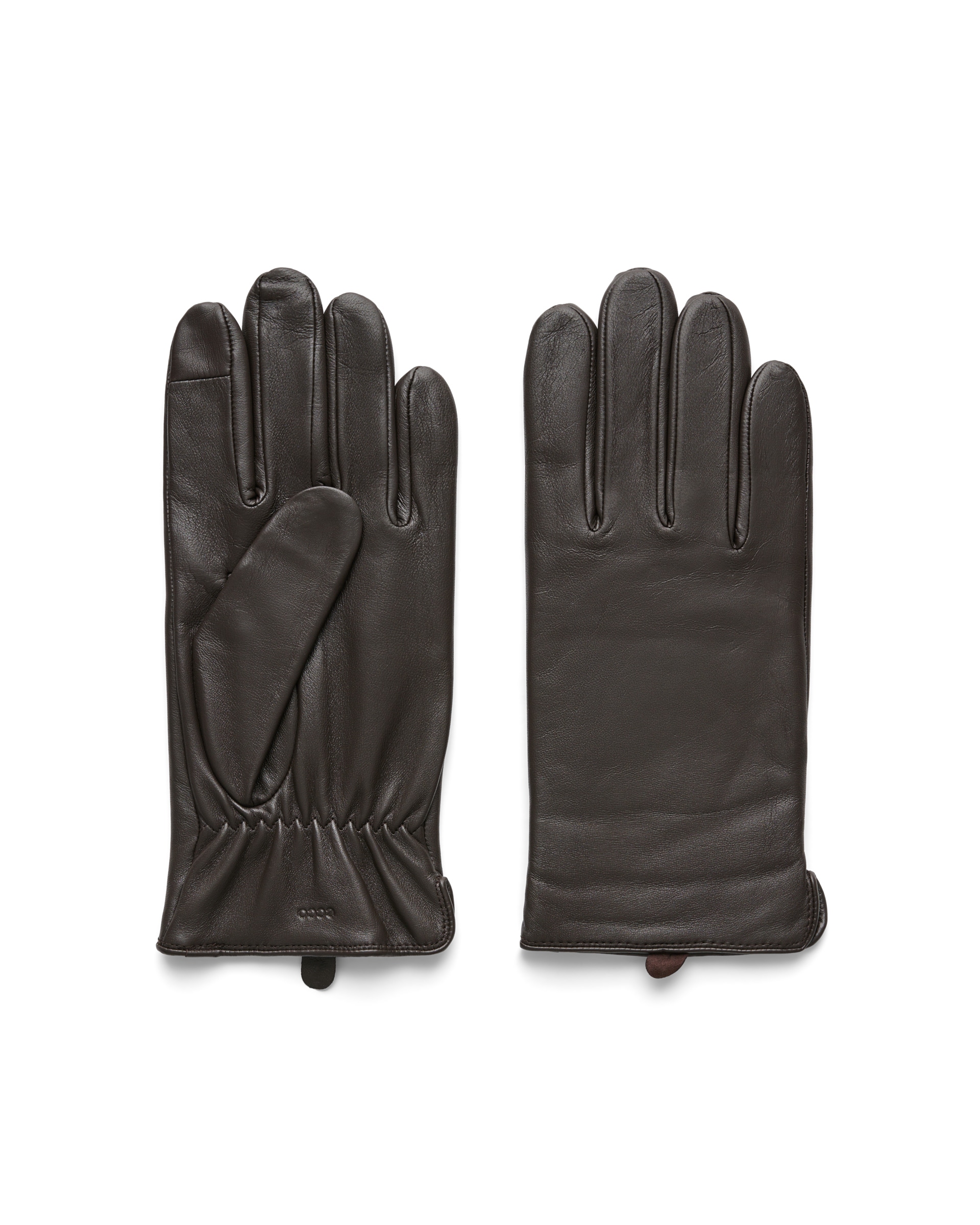 Luvas de couro homem ECCO® Gloves - Castanho - Main