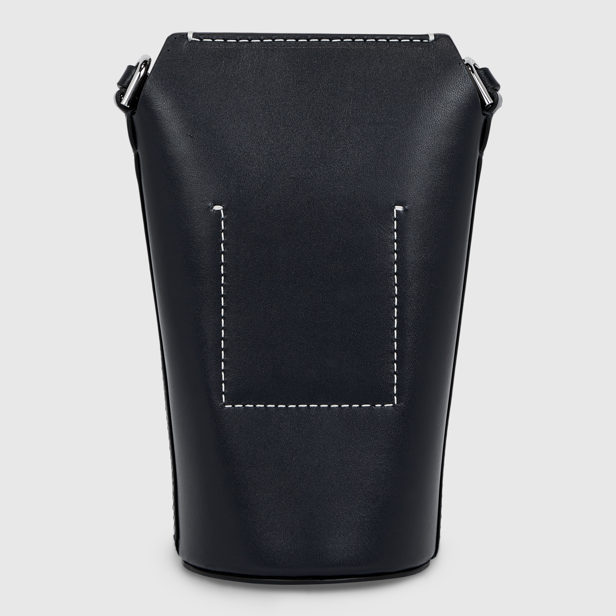 ECCOยฎ E Pot Leather Crossbody Bag - Blue - Back