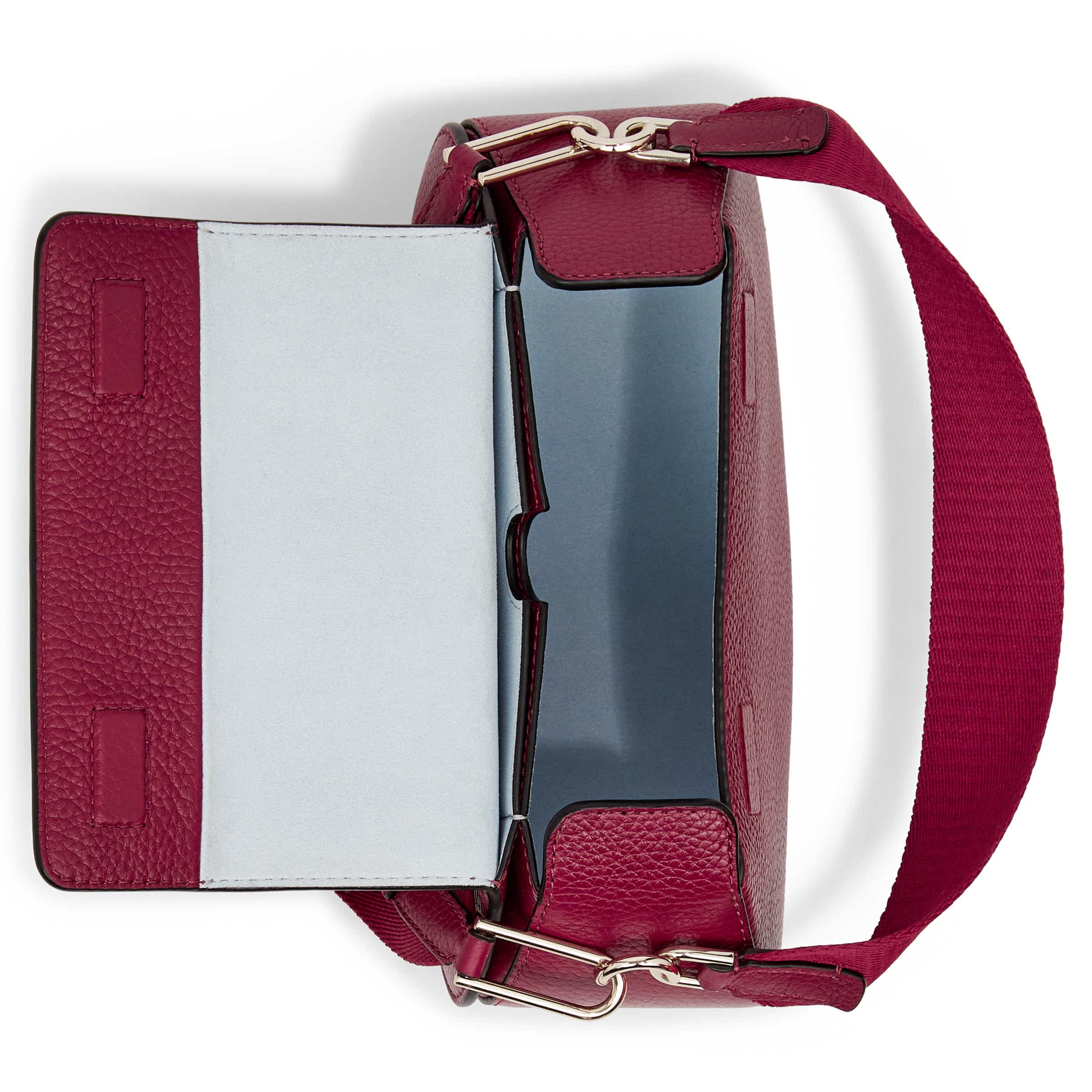 ECCO® Weeble Leather Crossbody Bag - Red - Birdeye