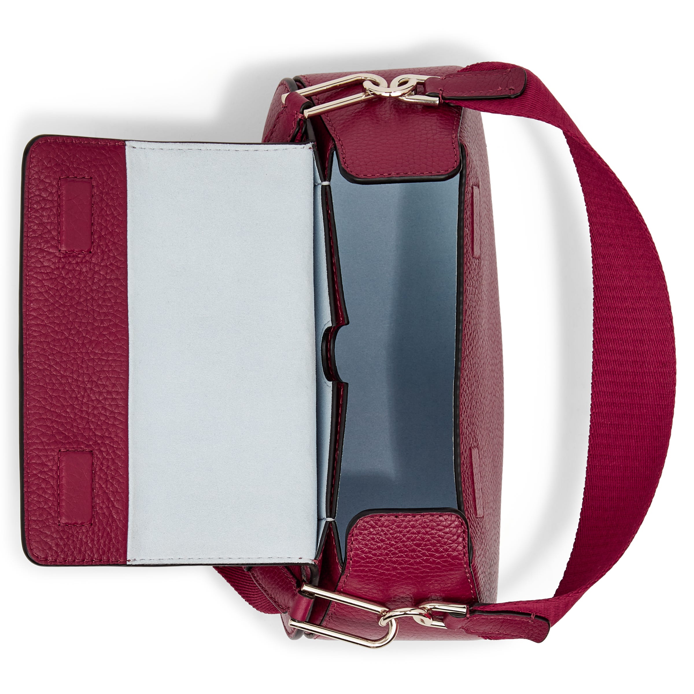 ECCO® Weeble Leather Crossbody Bag - Red - Birdeye