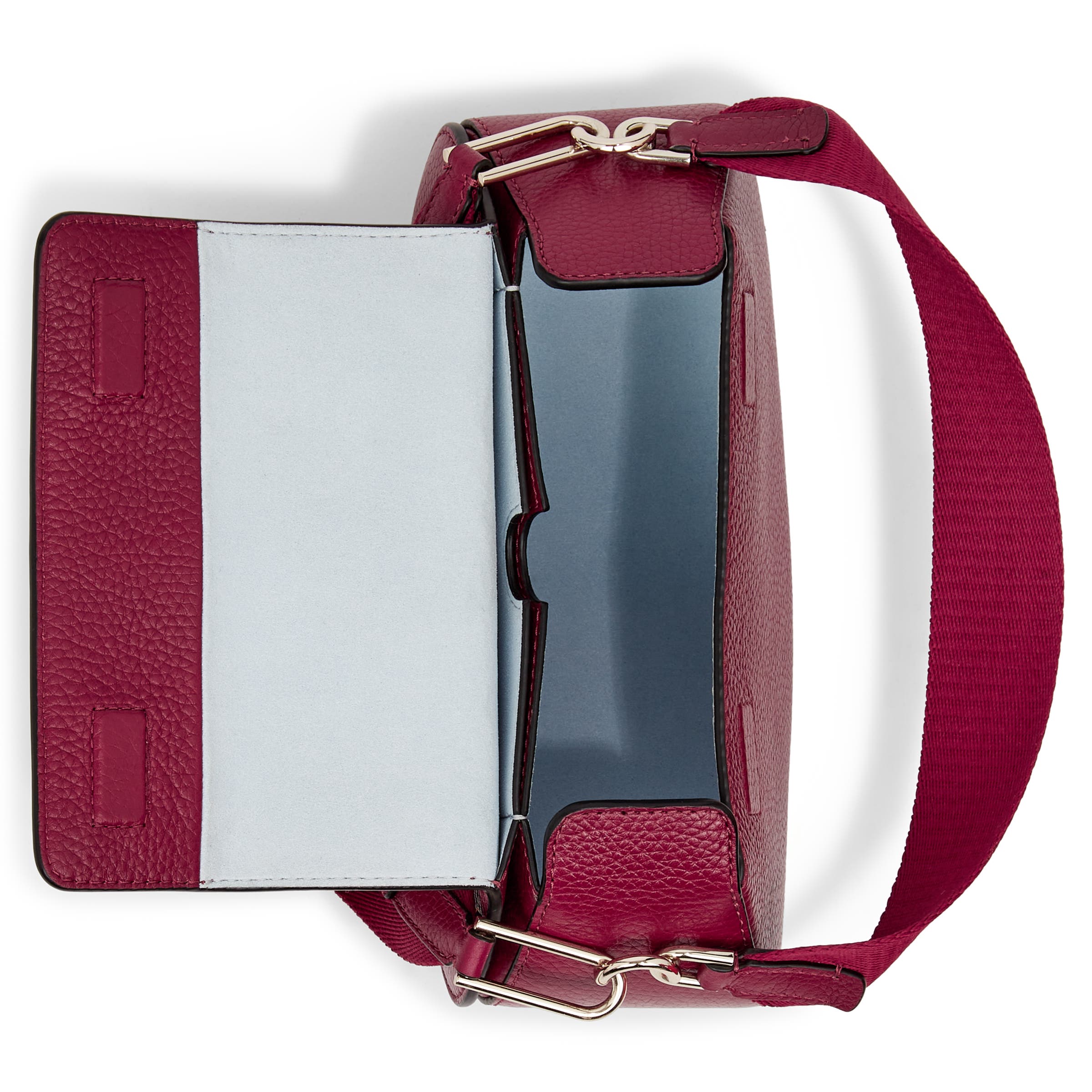 ECCO® Weeble Leather Crossbody Bag - Red - Birdeye