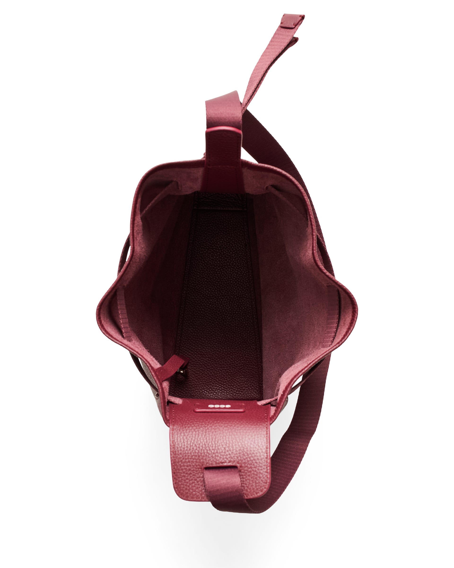 Women's ECCO® SAIL BAG Leather Shoulder Bag - Red - Main
