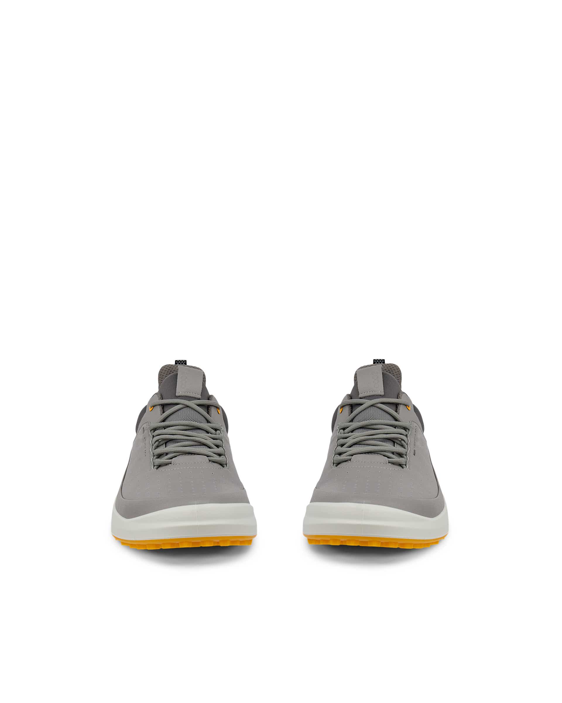 ECCO® Golf Core chaussure de golf en cuir pour homme - Gris - Front pair