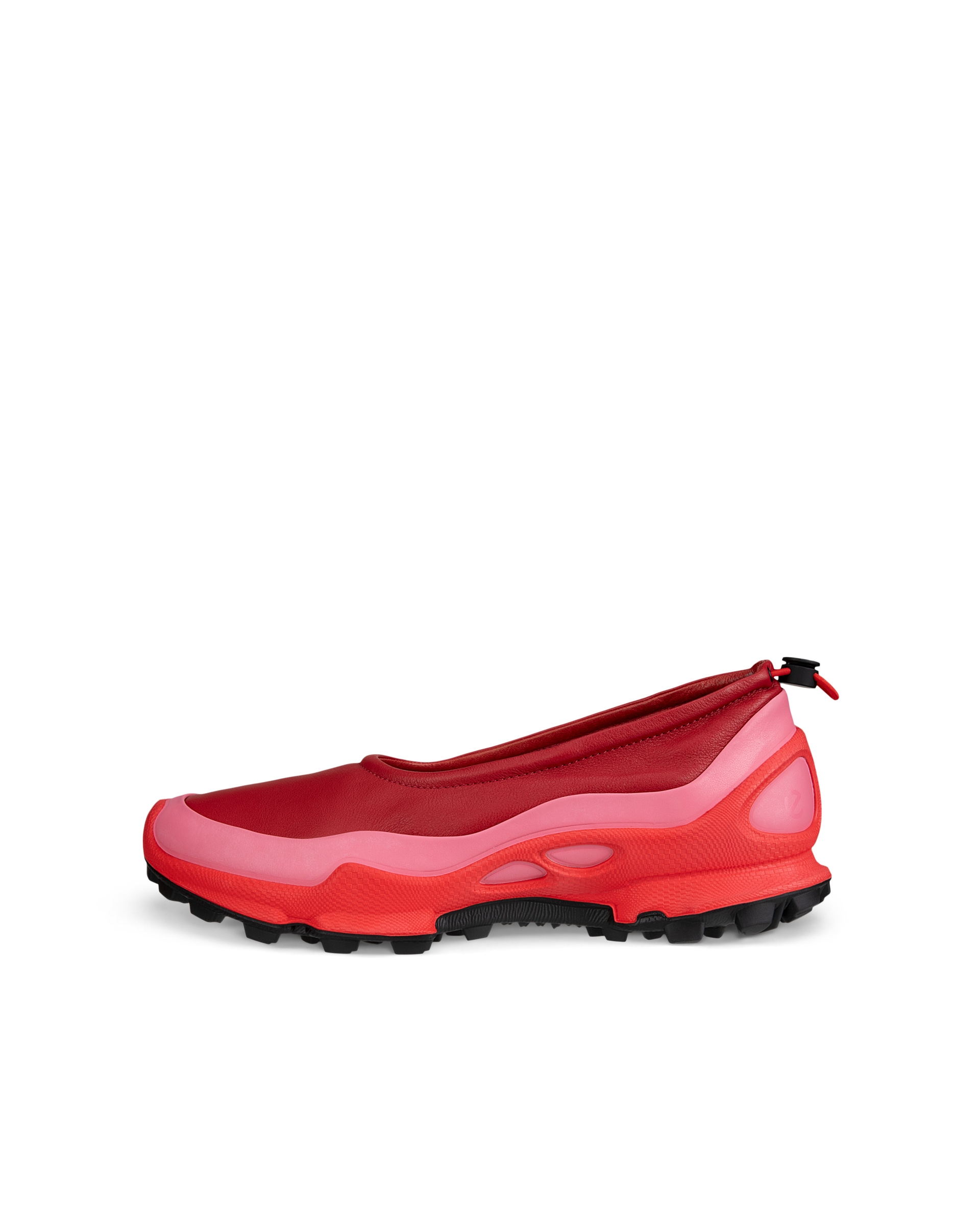 Women's ECCO® Biom C-Trail Leather Slip-On - Red - Outside