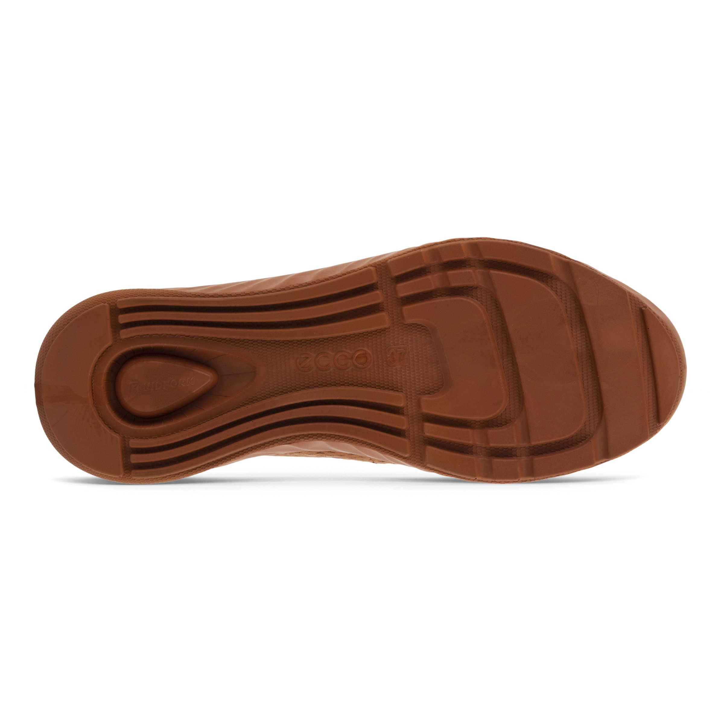 ECCO ATH 1F ウィメンズ レザースニーカー - ブラウン - Sole