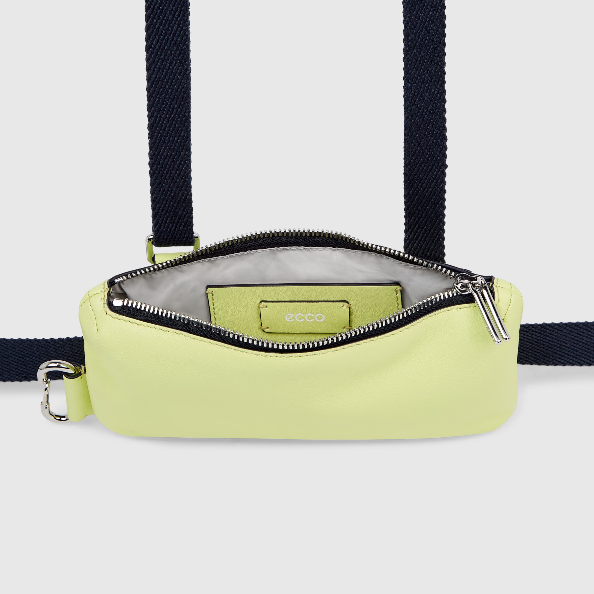 ECCO® Pillow Leather Waist Bag - Green - Inside