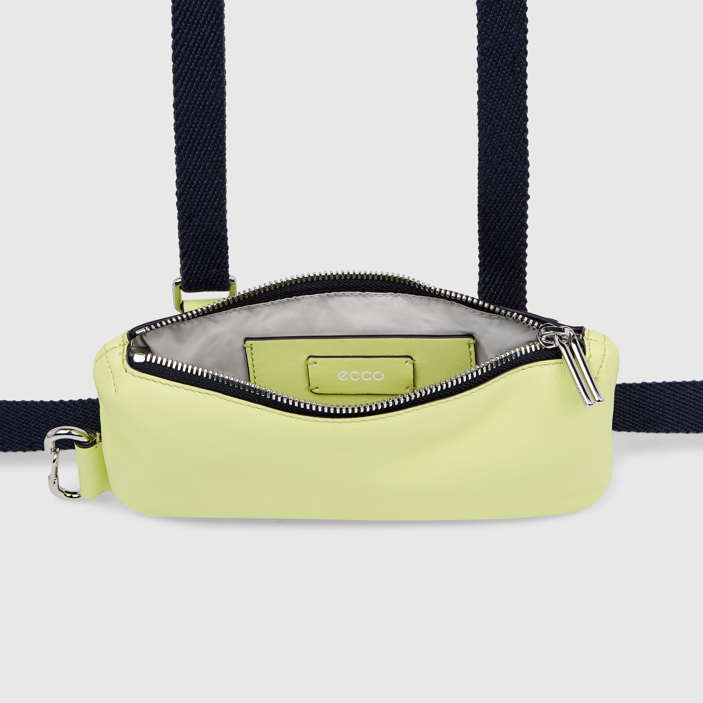 ECCO® Pillow Leather Waist Bag - Green - Inside