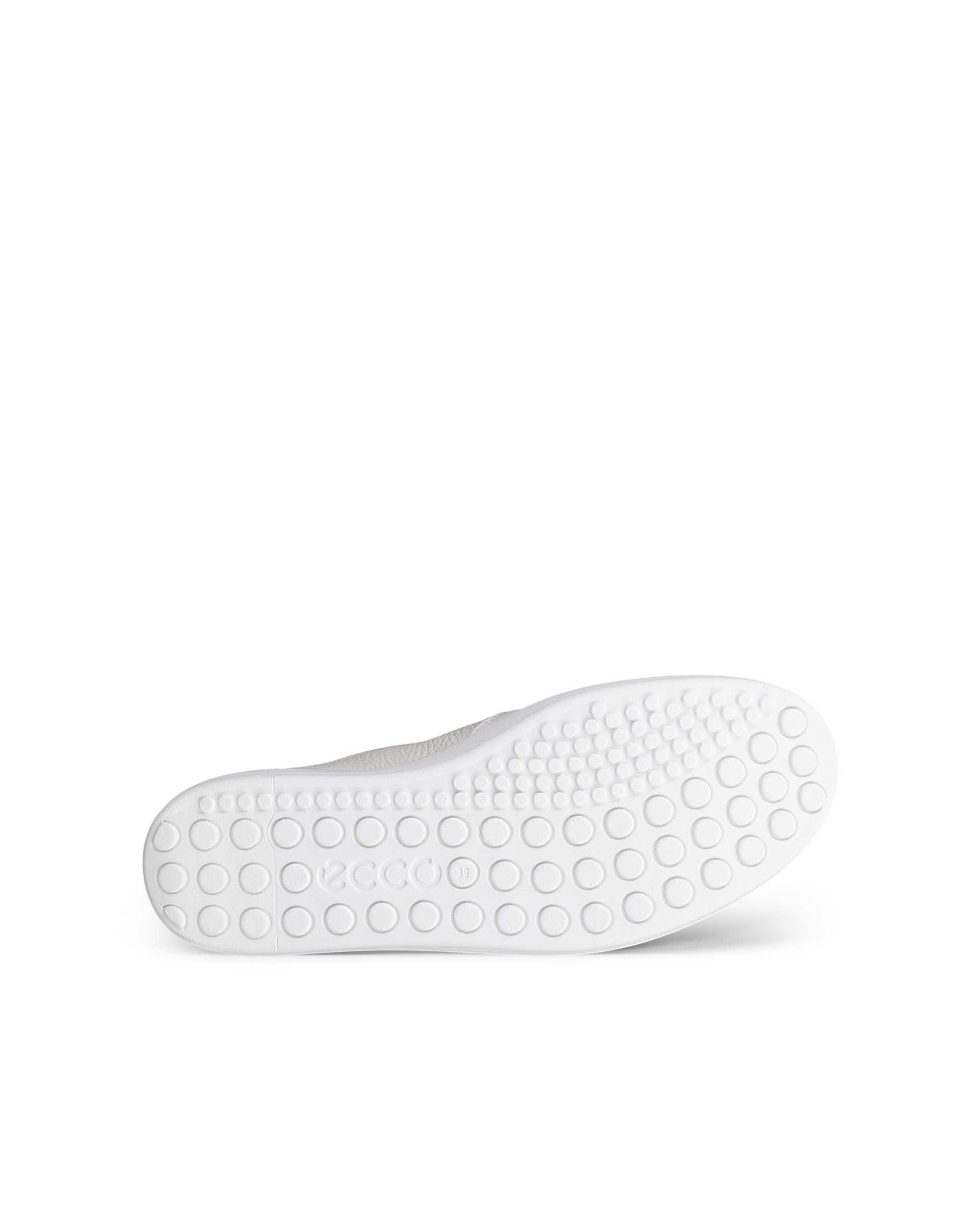 Chaussure à enfiler en cuir ECCO® Soft 60 pour femmes - Blanc - Sole