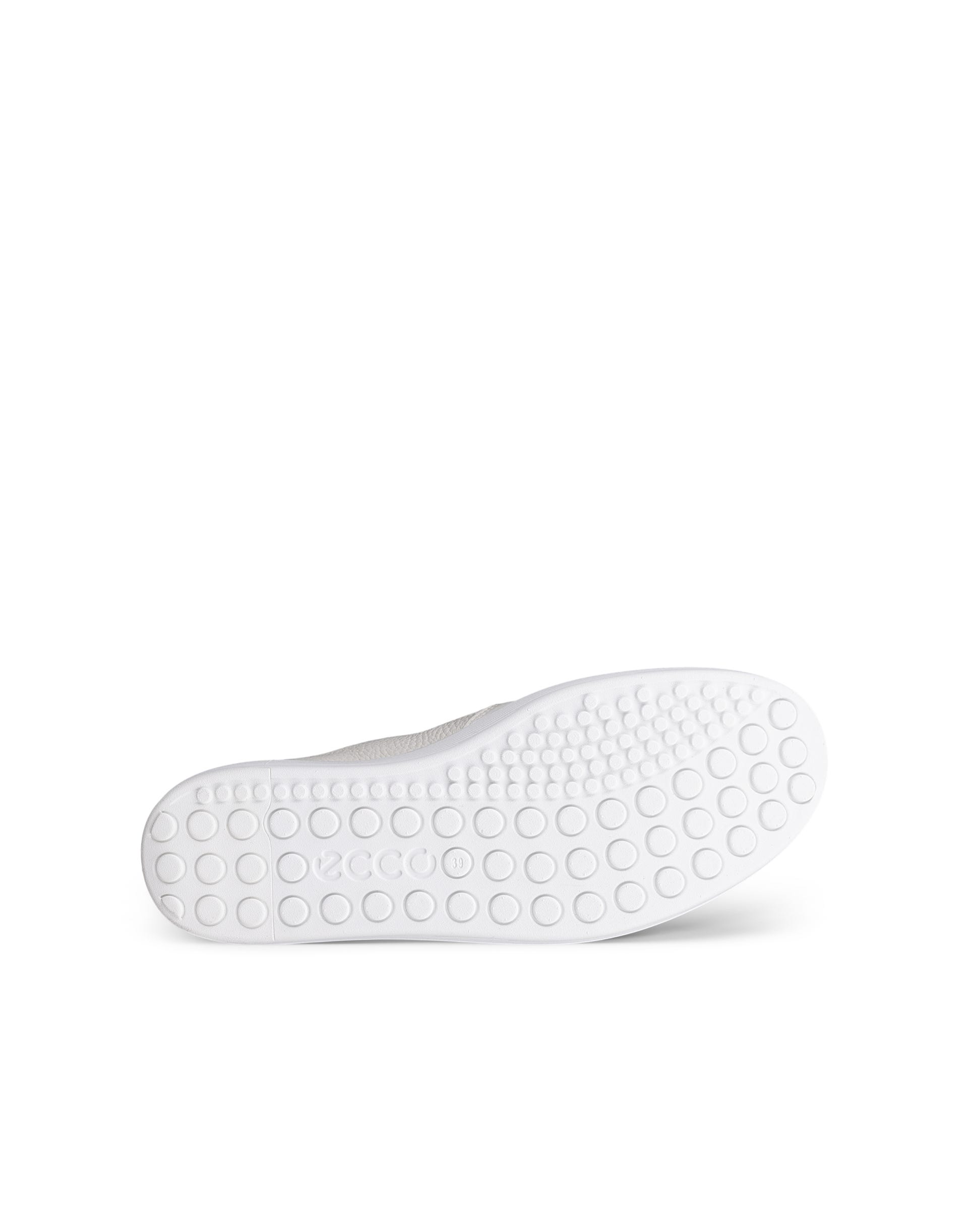 Chaussure à enfiler en cuir ECCO® Soft 60 pour femmes - Blanc - Sole