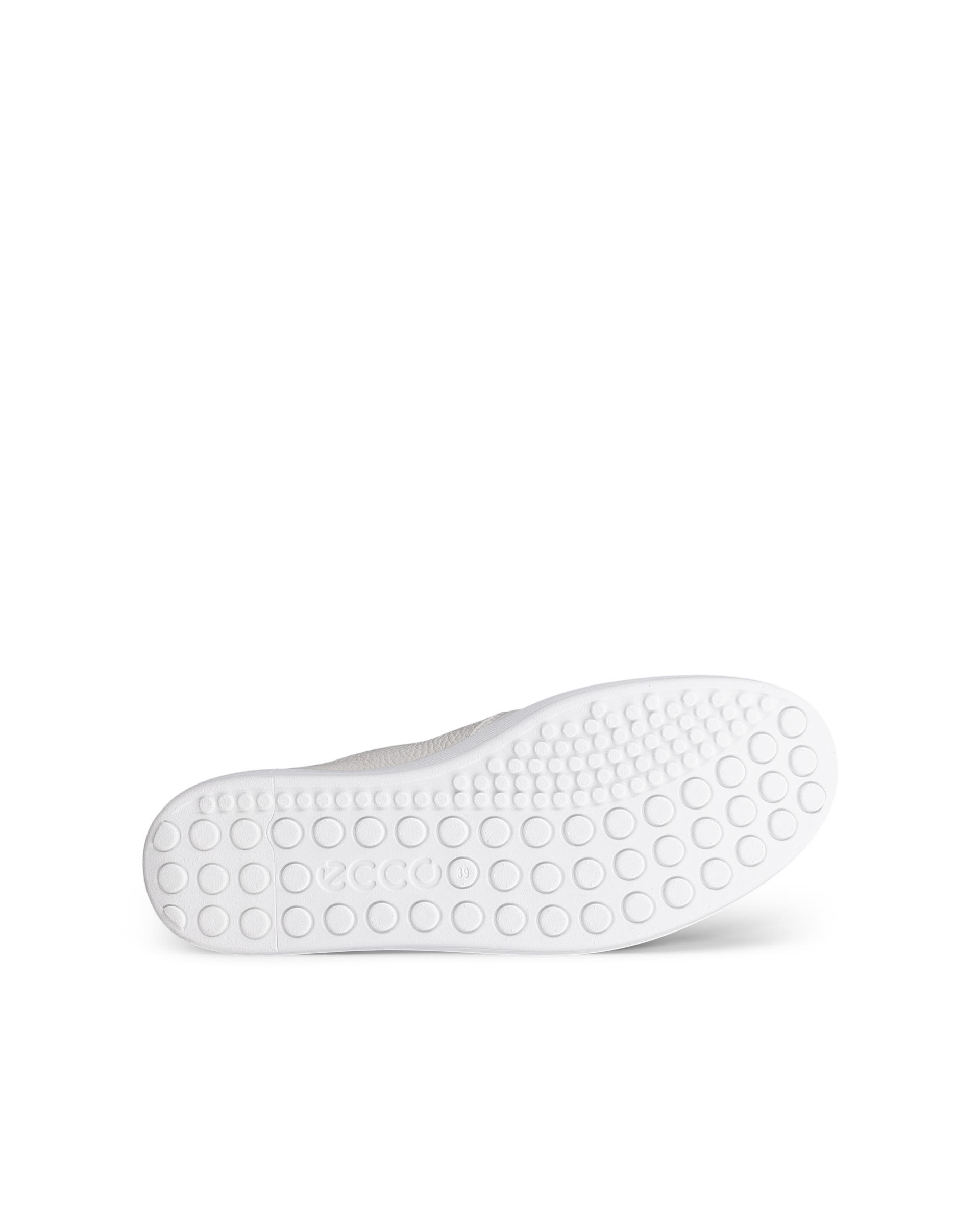 Chaussure à enfiler en cuir ECCO® Soft 60 pour femmes - Blanc - Sole
